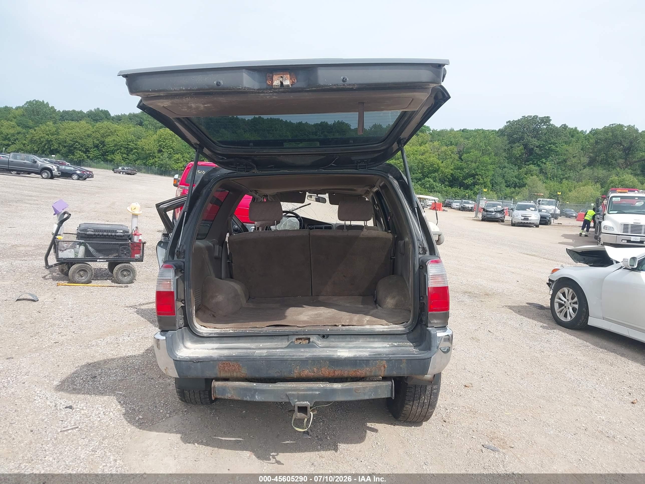 1998 Toyota 4runner Sr5 V6 Gray vin: JT3HN86R6W0185533