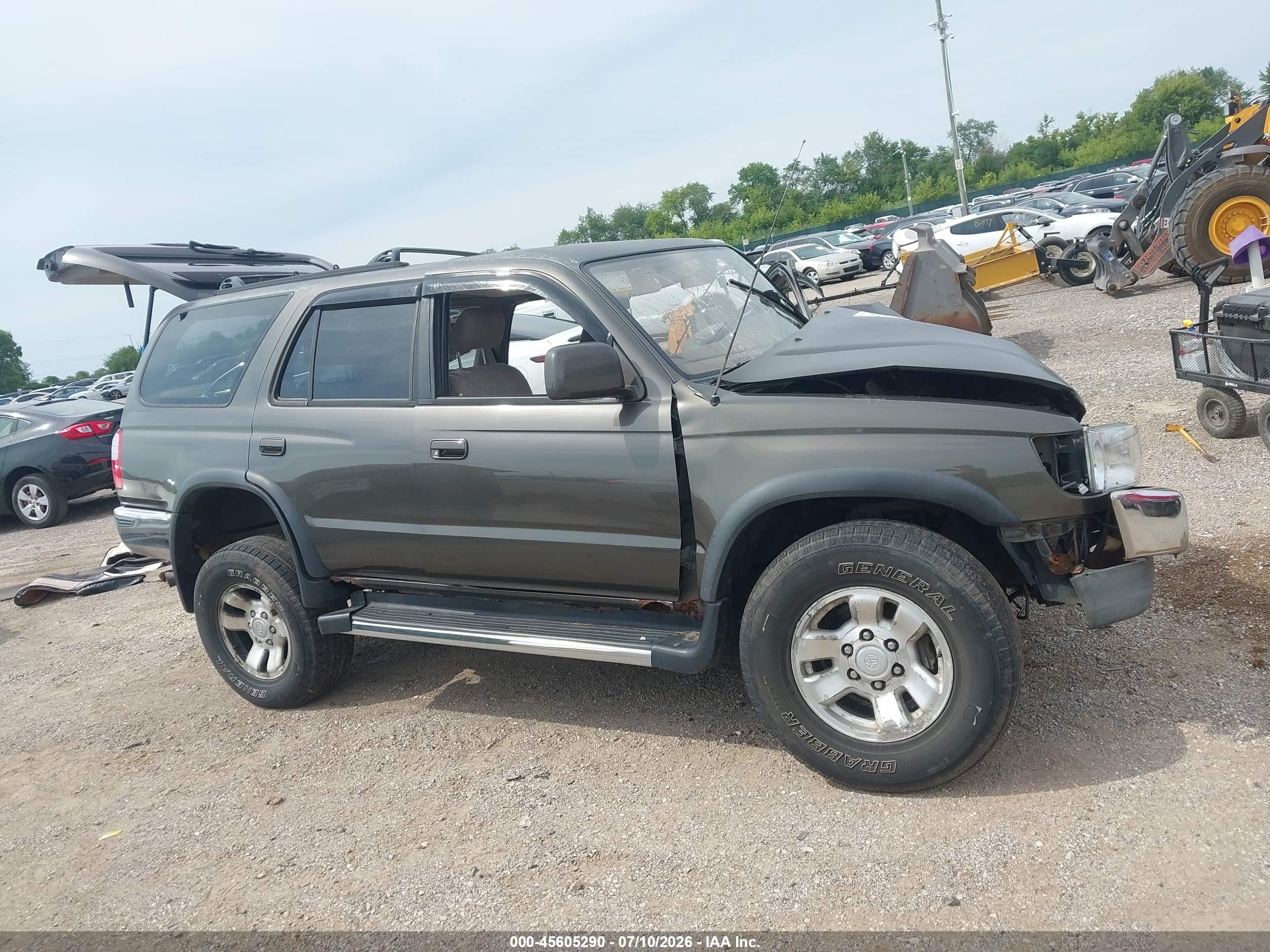 1998 Toyota 4runner Sr5 V6 Gray vin: JT3HN86R6W0185533