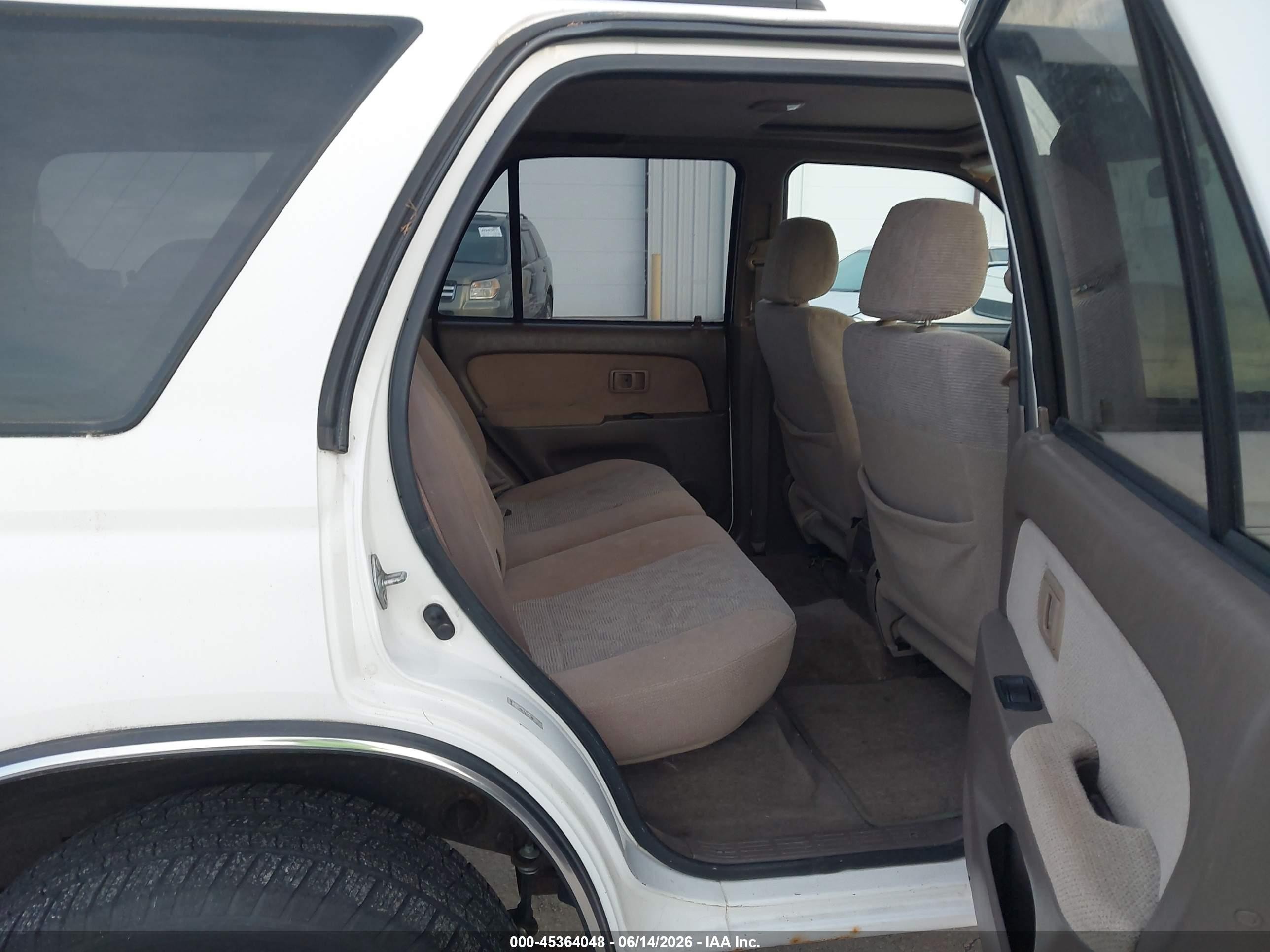 1999 Toyota 4runner Sr5 V6 White vin: JT3HN86R6X0200680