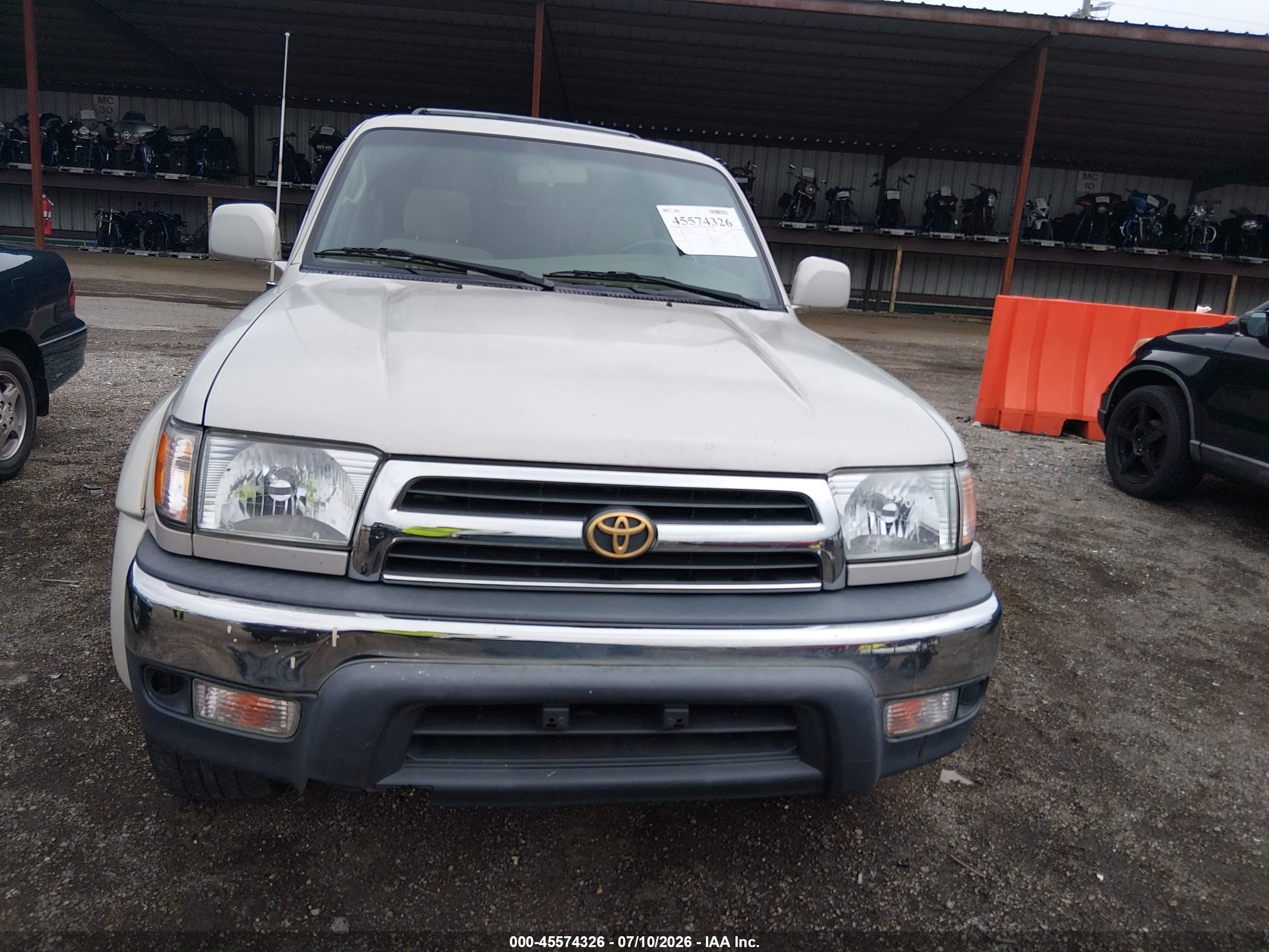 2000 Toyota 4runner Sr5 V6 Beige vin: JT3HN86R6Y0274683