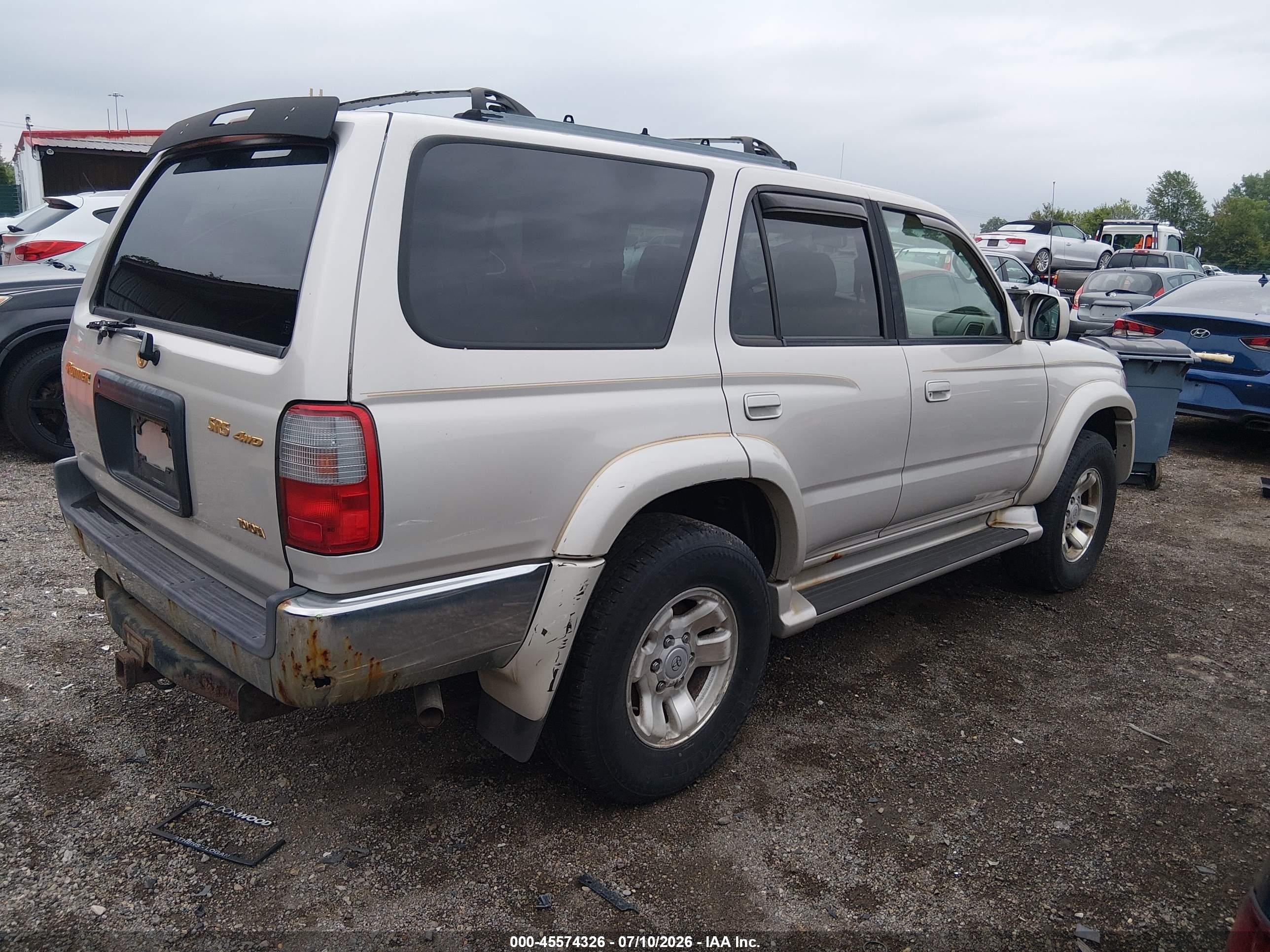 2000 Toyota 4runner Sr5 V6 Beige vin: JT3HN86R6Y0274683