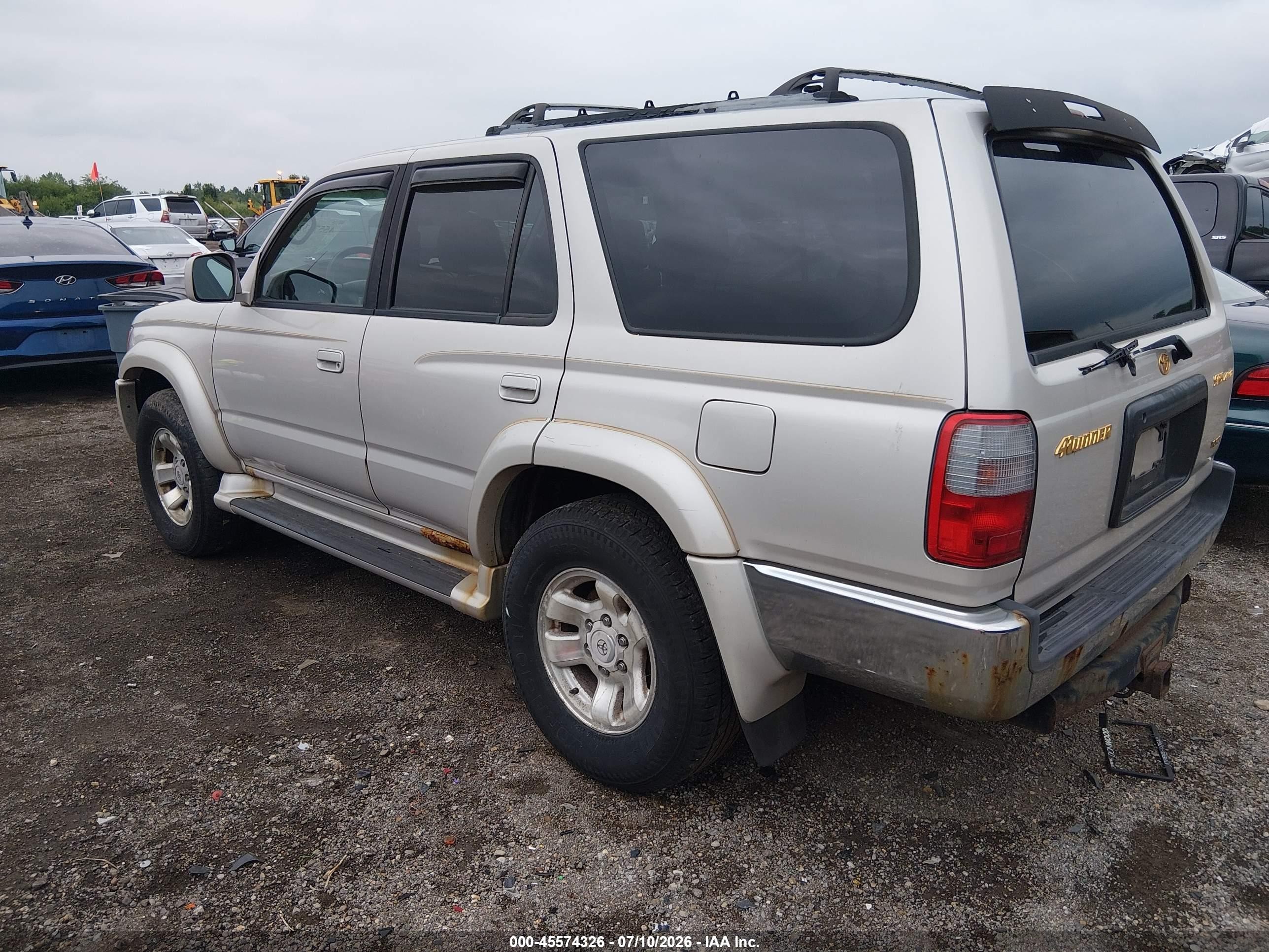 2000 Toyota 4runner Sr5 V6 Beige vin: JT3HN86R6Y0274683