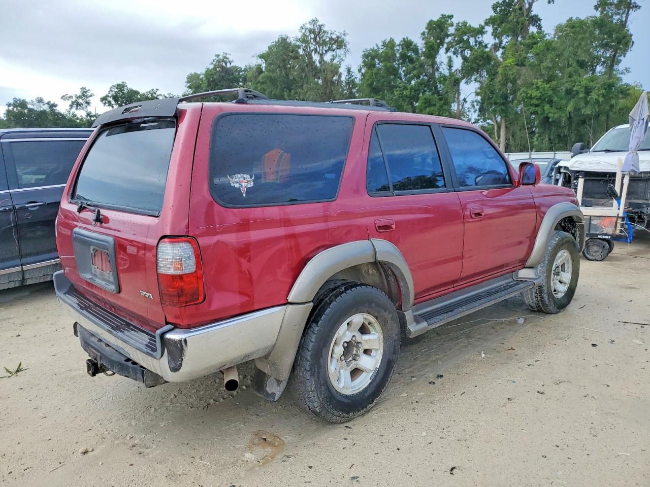 2000 Toyota 4runner Sr5 Red vin: JT3HN86R6Y0281049