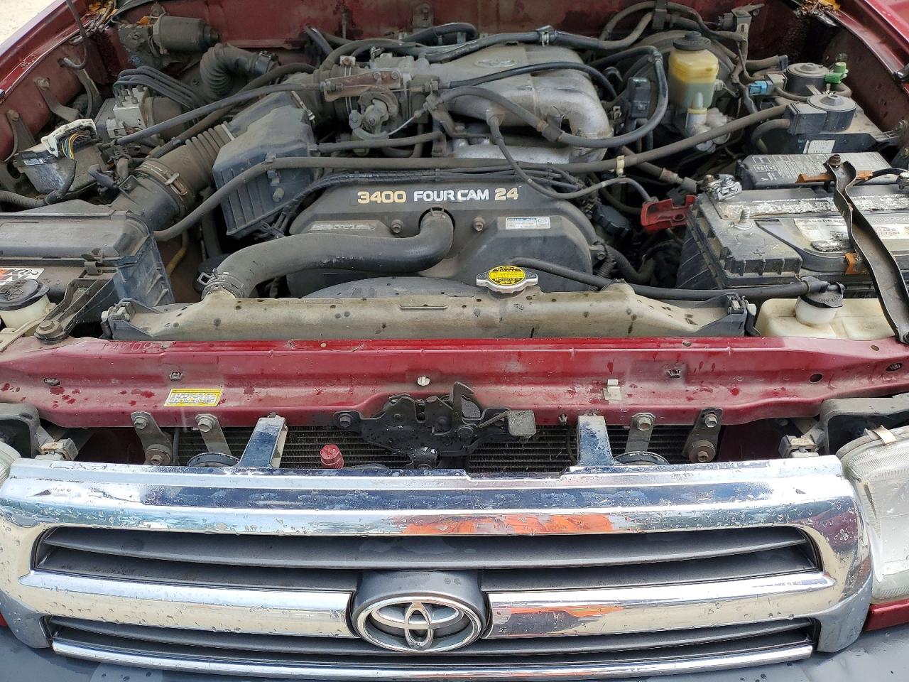 2000 Toyota 4runner Sr5 Red vin: JT3HN86R6Y0281049