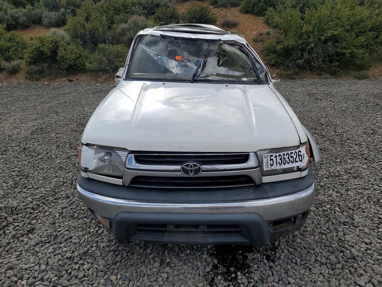 2001 Toyota 4runner Sr5 Белый vin: JT3HN86R710327252