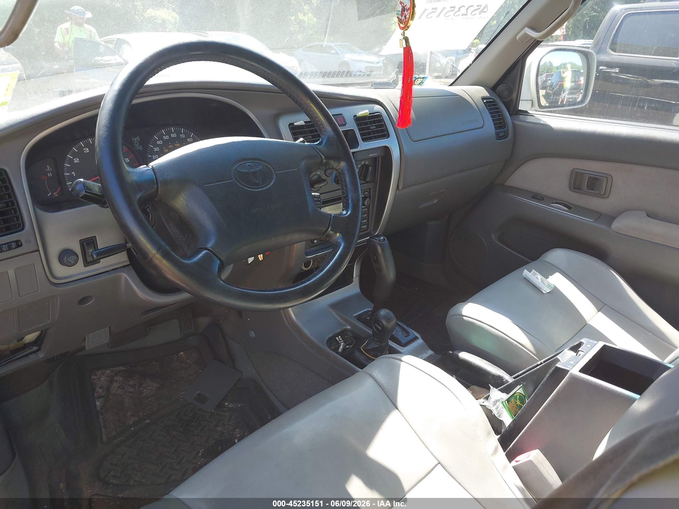 2001 Toyota 4runner Sr5 V6 Gray vin: JT3HN86R710339403