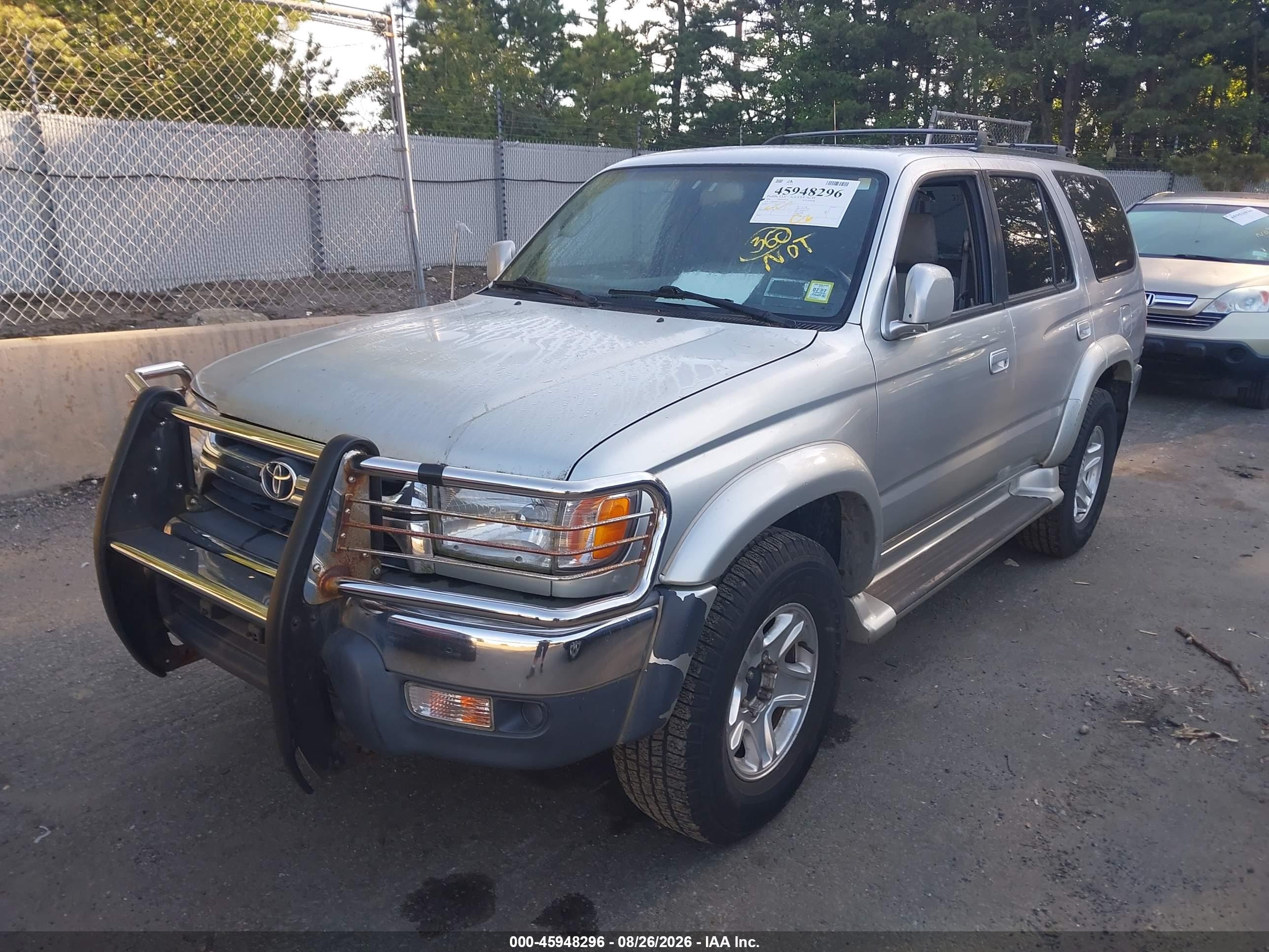 2001 Toyota 4runner Sr5 V6 Silver vin: JT3HN86R710339465