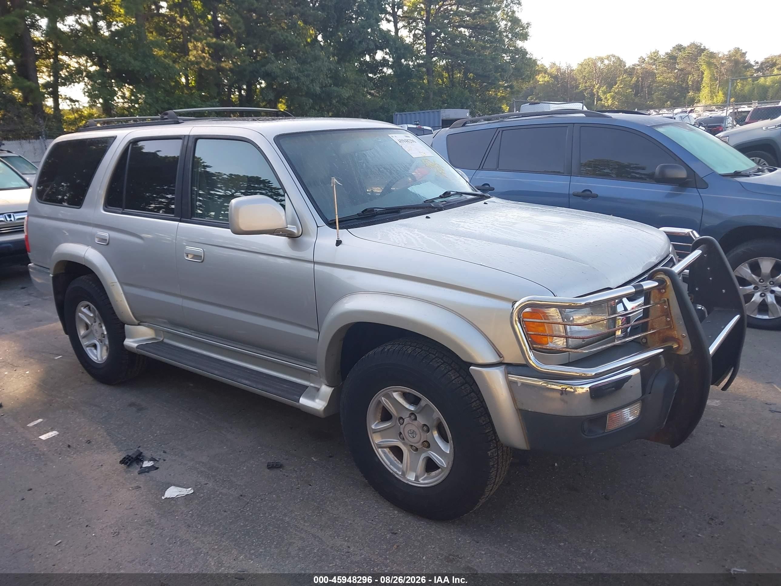 2001 Toyota 4runner Sr5 V6 Silver vin: JT3HN86R710339465