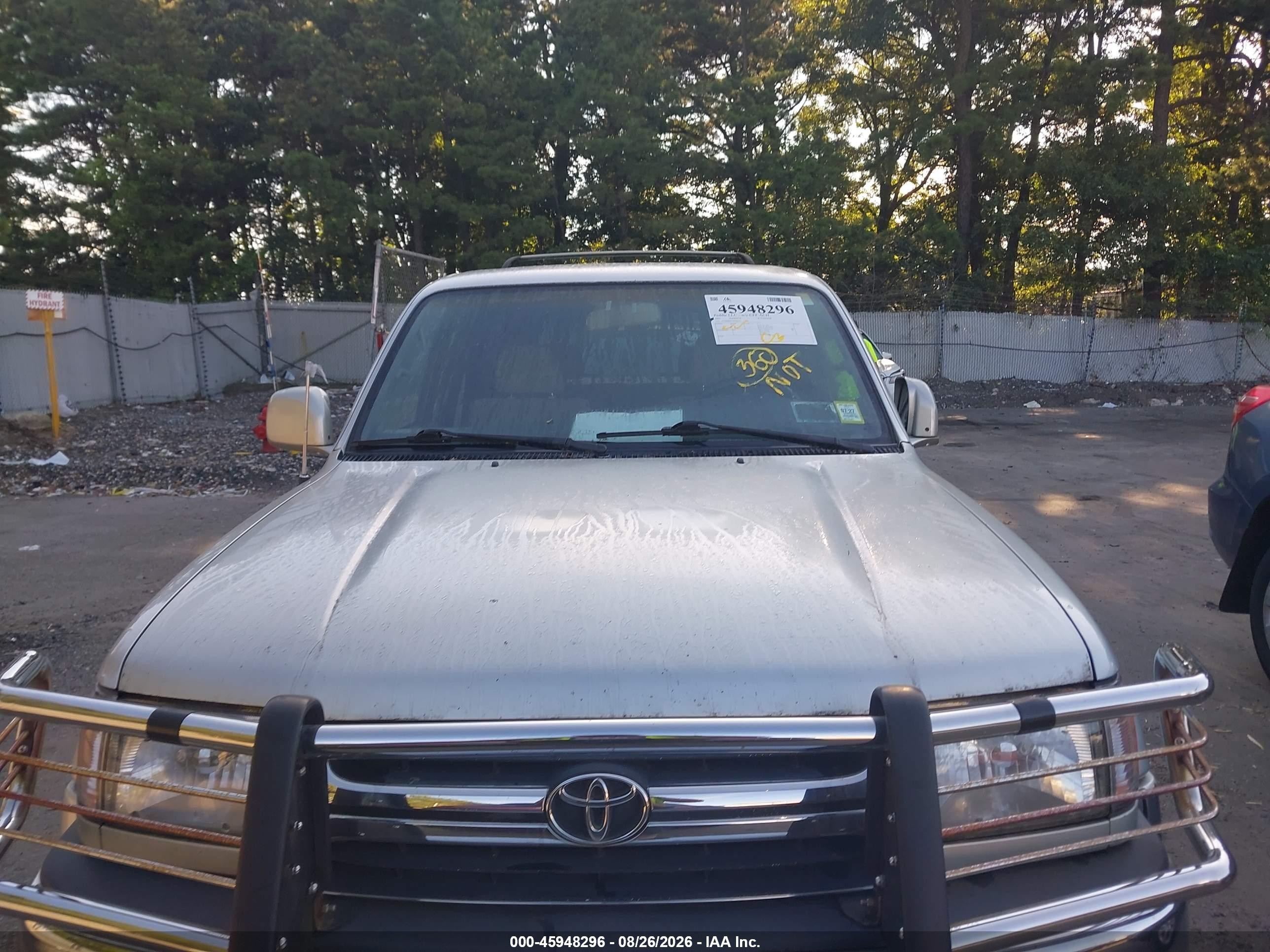 2001 Toyota 4runner Sr5 V6 Silver vin: JT3HN86R710339465