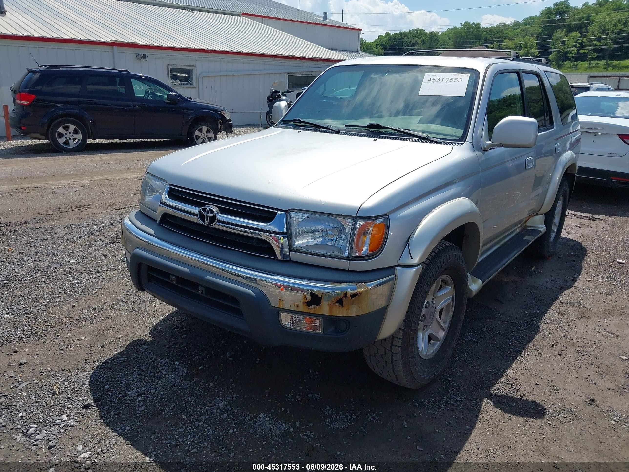 2001 Toyota 4runner Sr5 V6 Silver vin: JT3HN86R710351003