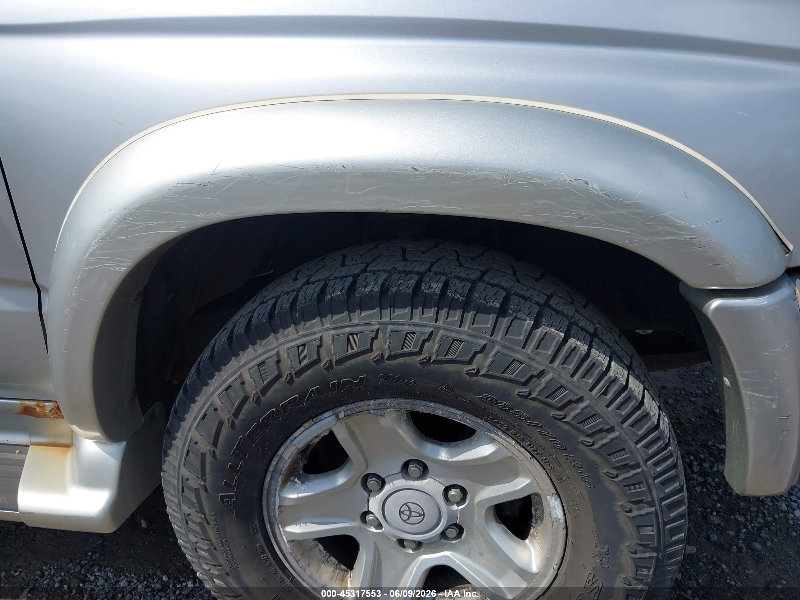 2001 Toyota 4runner Sr5 V6 Silver vin: JT3HN86R710351003