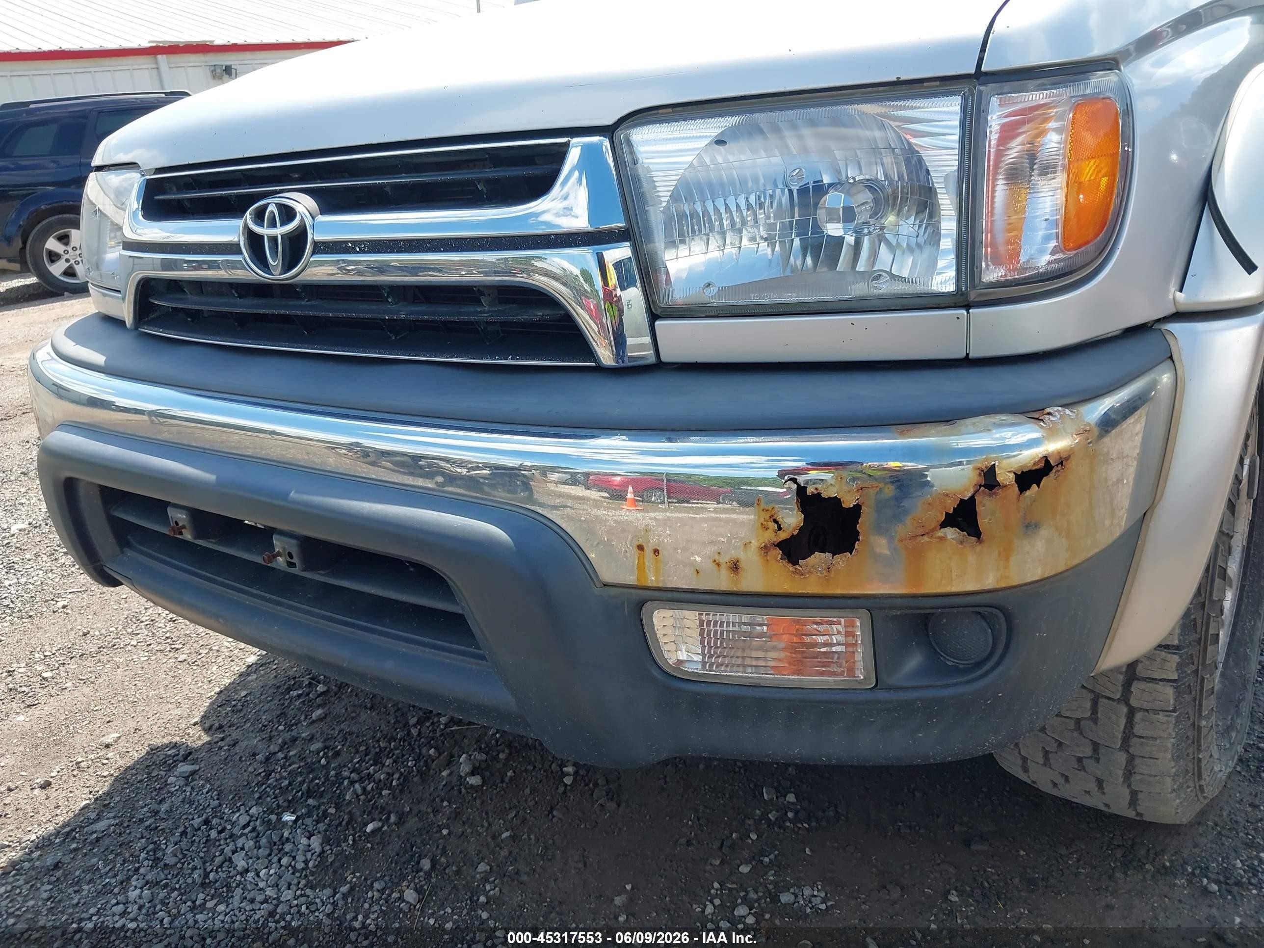 2001 Toyota 4runner Sr5 V6 Silver vin: JT3HN86R710351003