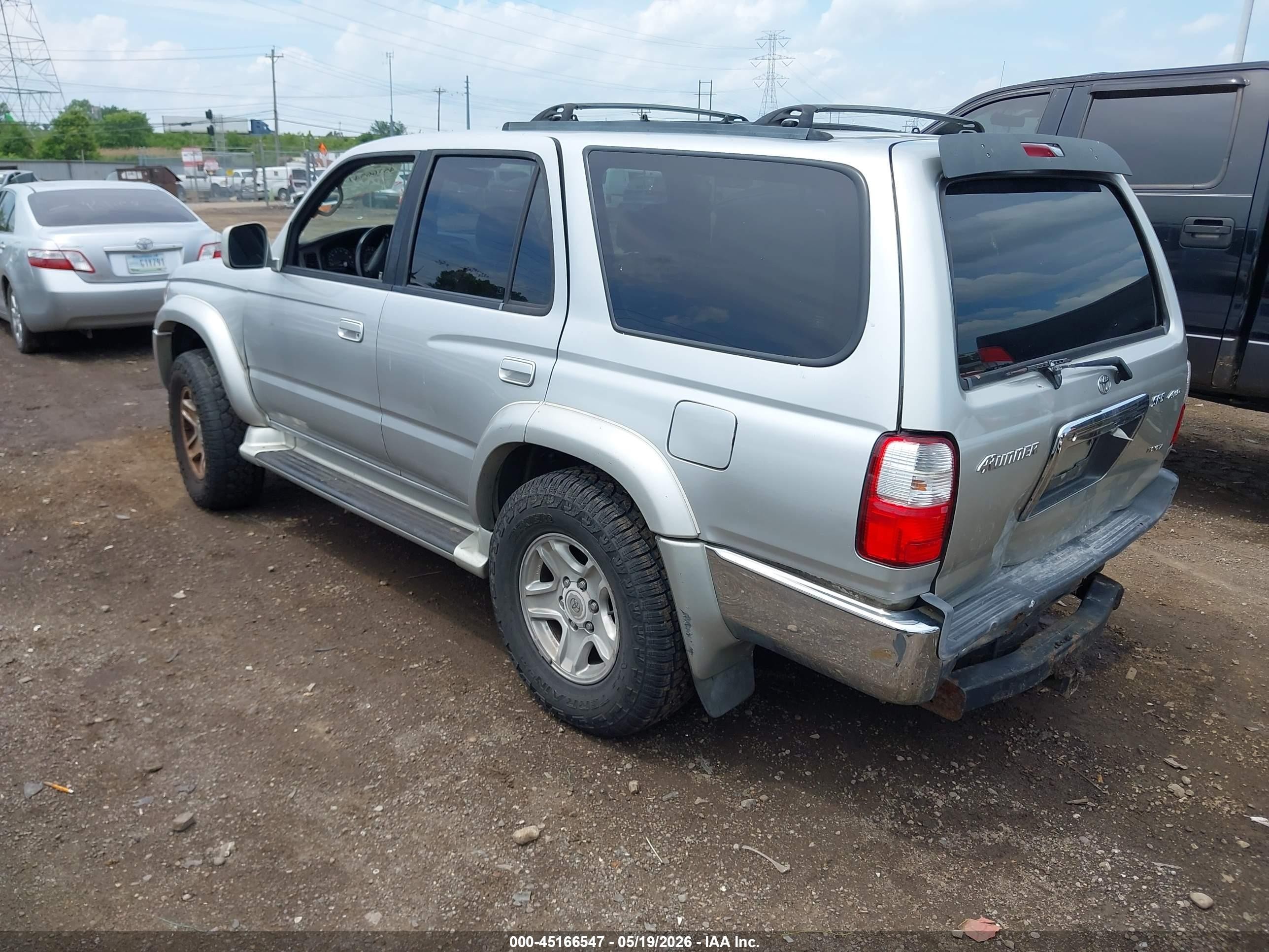 2002 Toyota 4runner Sr5 V6 Silver vin: JT3HN86R720384651