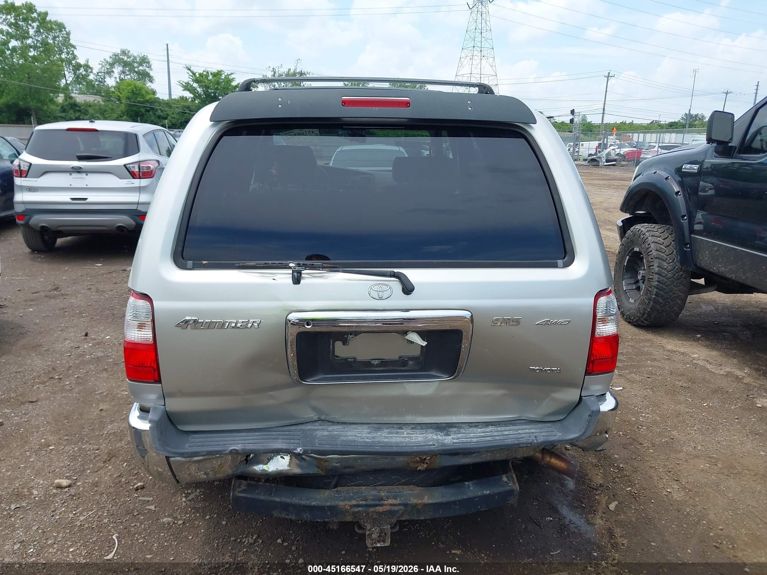 2002 Toyota 4runner Sr5 V6 Silver vin: JT3HN86R720384651