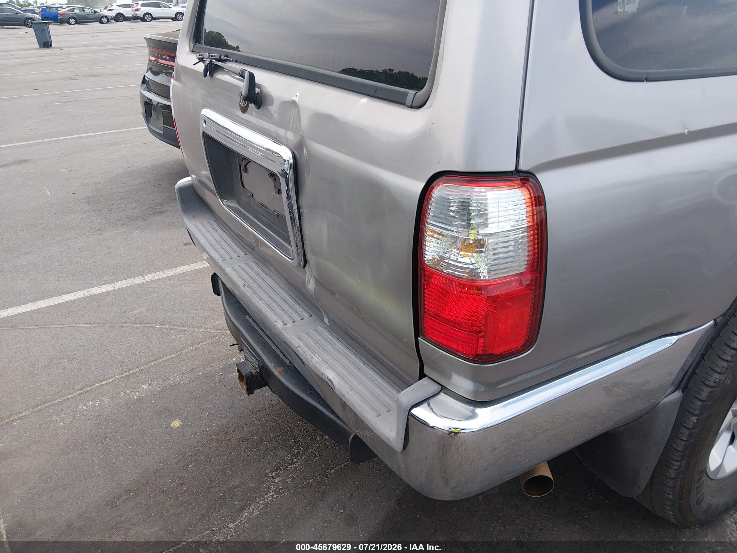 2002 Toyota 4runner Sr5 V6 Silver vin: JT3HN86R729062734