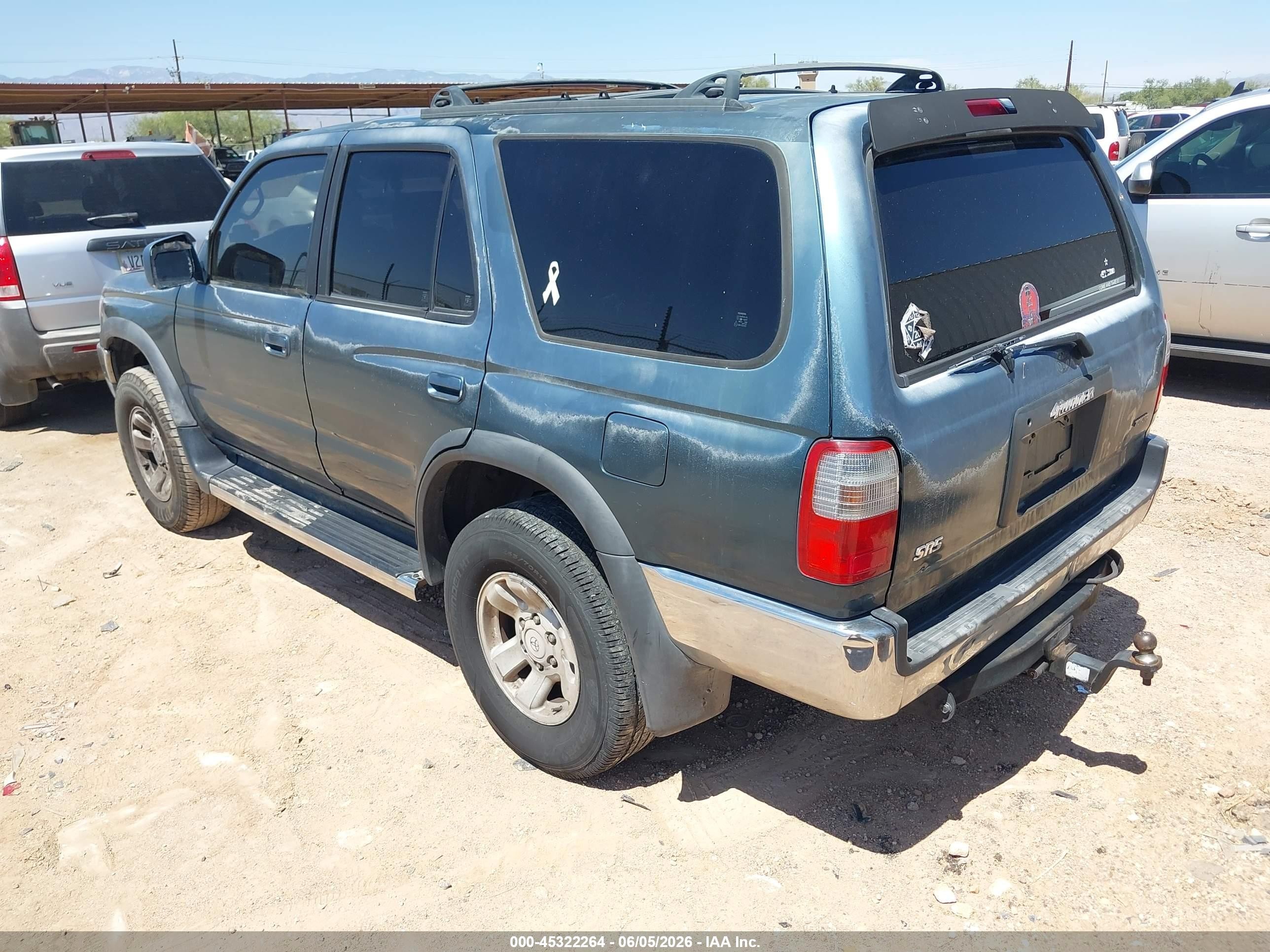 1996 Toyota 4runner Sr5 Green vin: JT3HN86R7T0041677