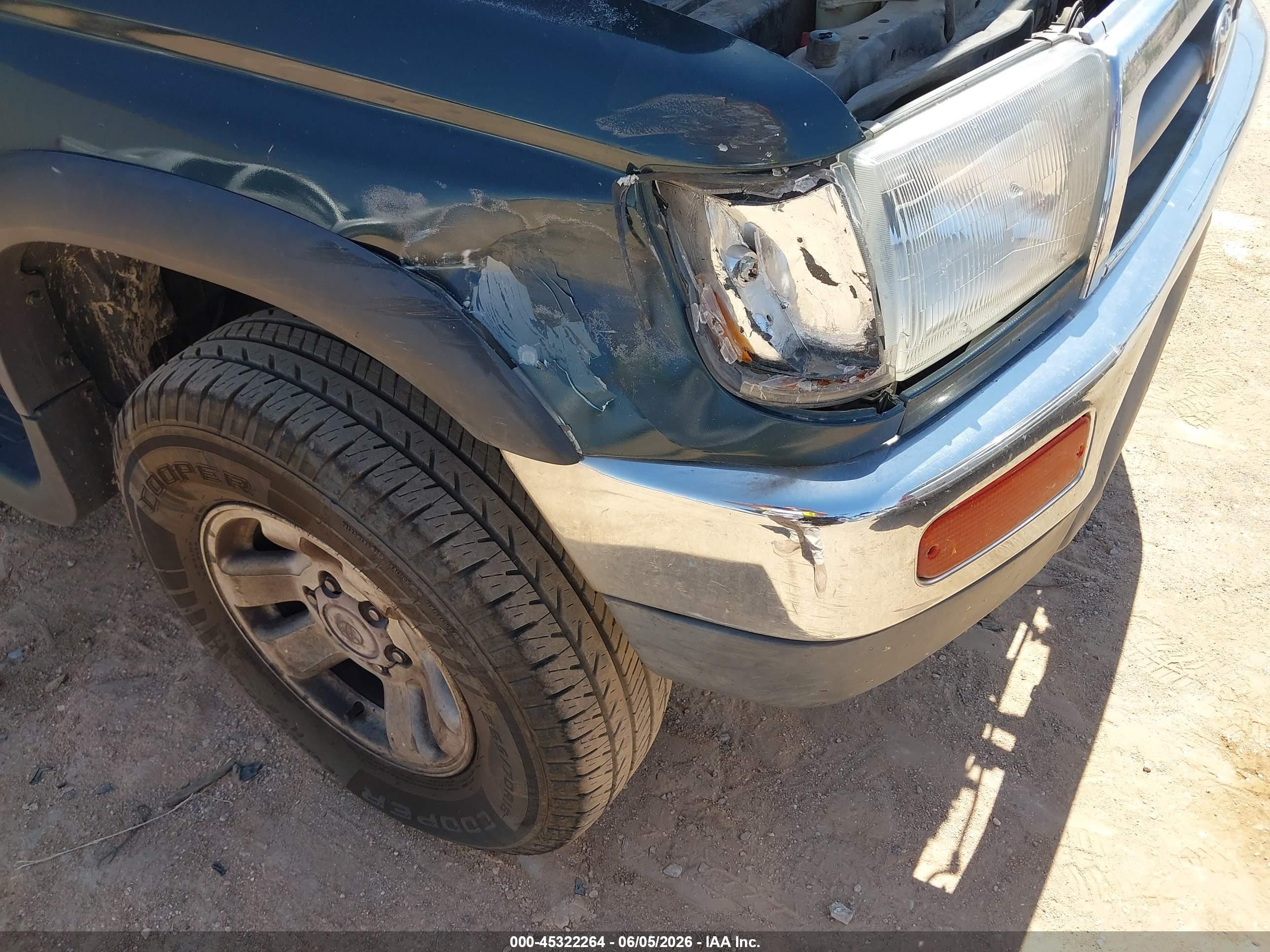 1996 Toyota 4runner Sr5 Green vin: JT3HN86R7T0041677