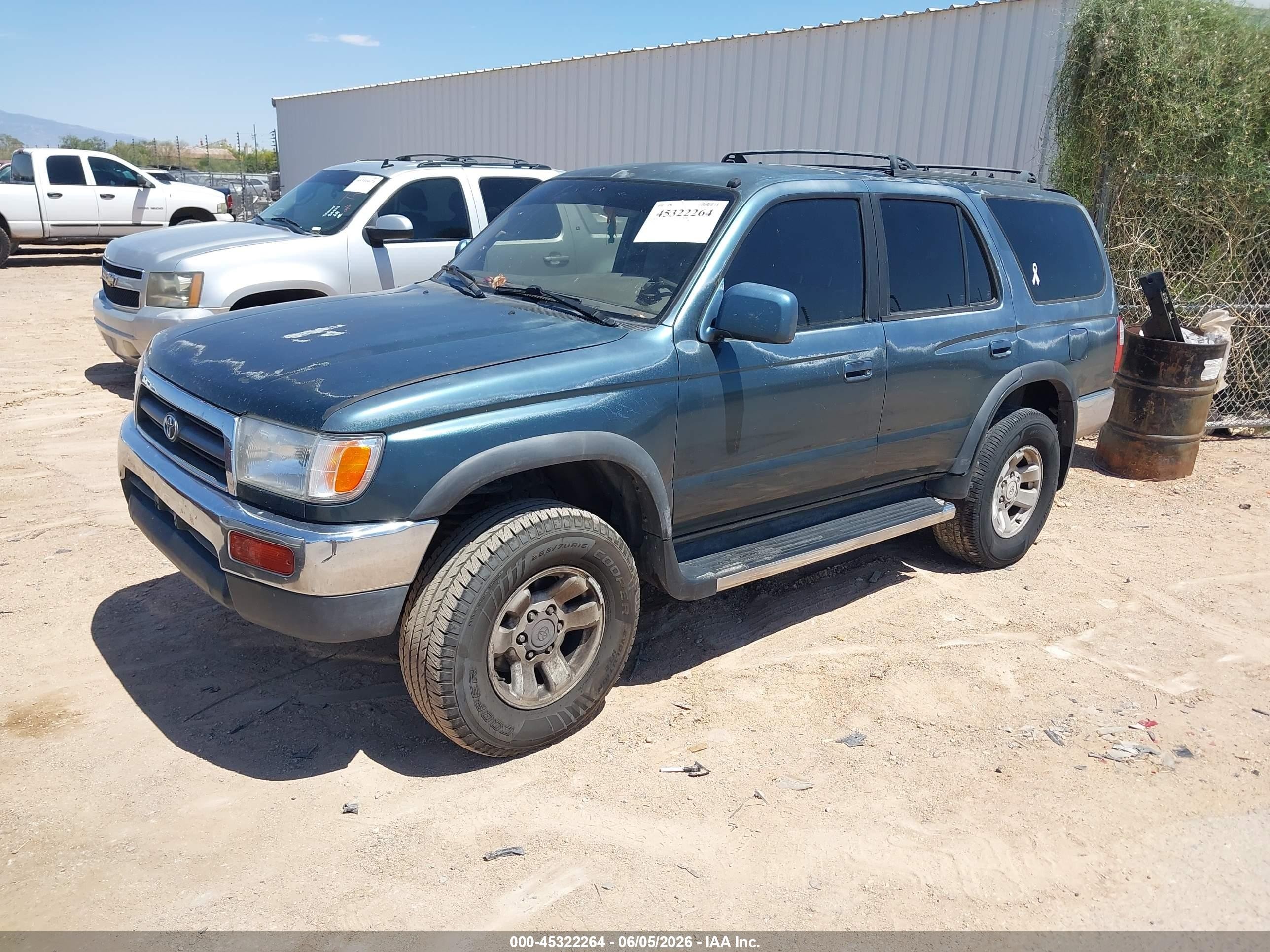 1996 Toyota 4runner Sr5 Green vin: JT3HN86R7T0041677