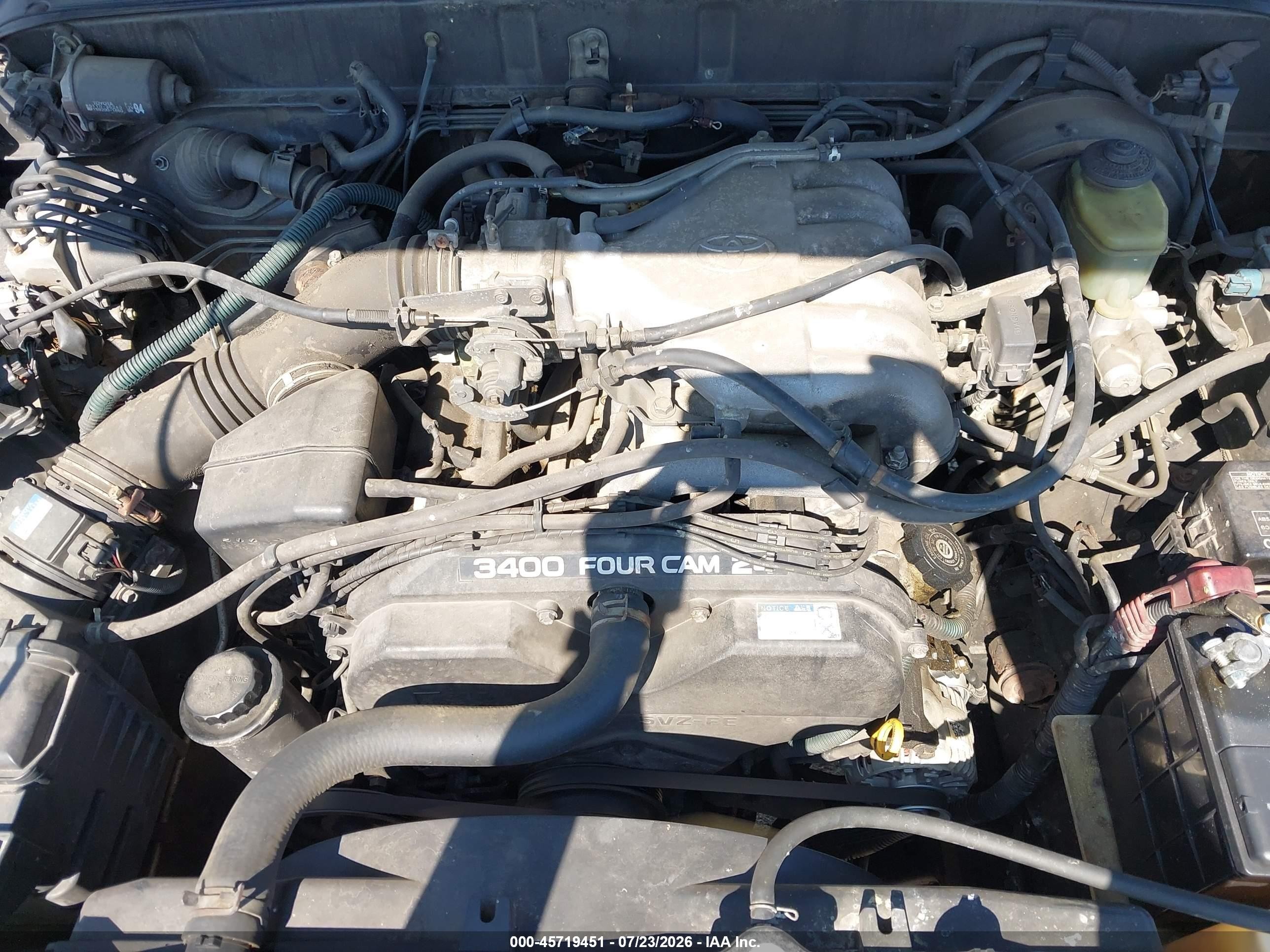 1997 Toyota 4runner Sr5 V6 Серый vin: JT3HN86R7V0057980