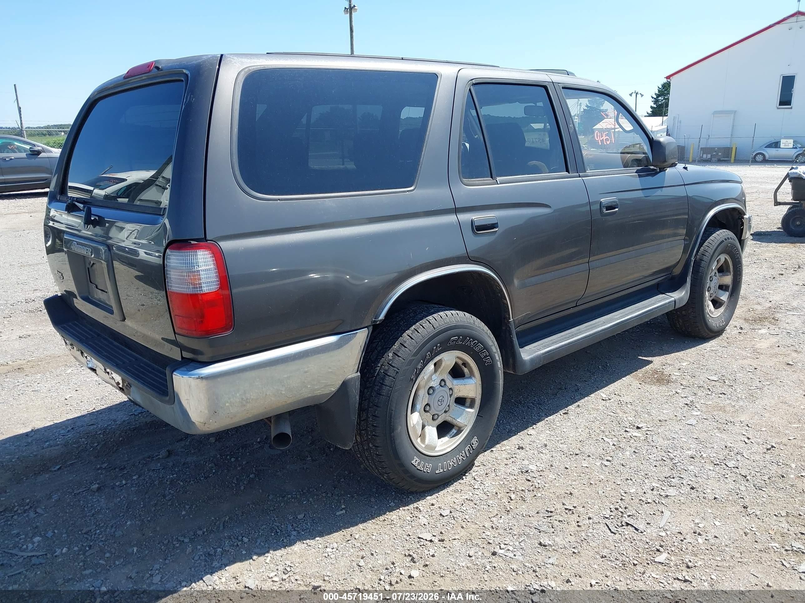 1997 Toyota 4runner Sr5 V6 Серый vin: JT3HN86R7V0057980