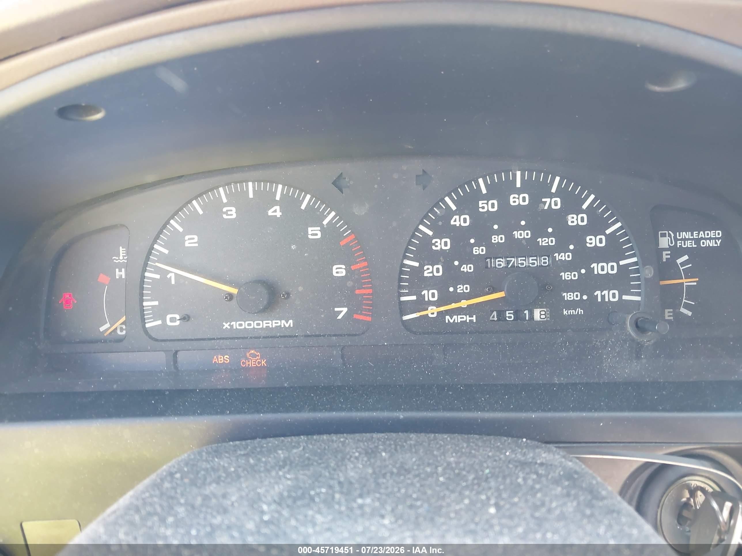 1997 Toyota 4runner Sr5 V6 Серый vin: JT3HN86R7V0057980