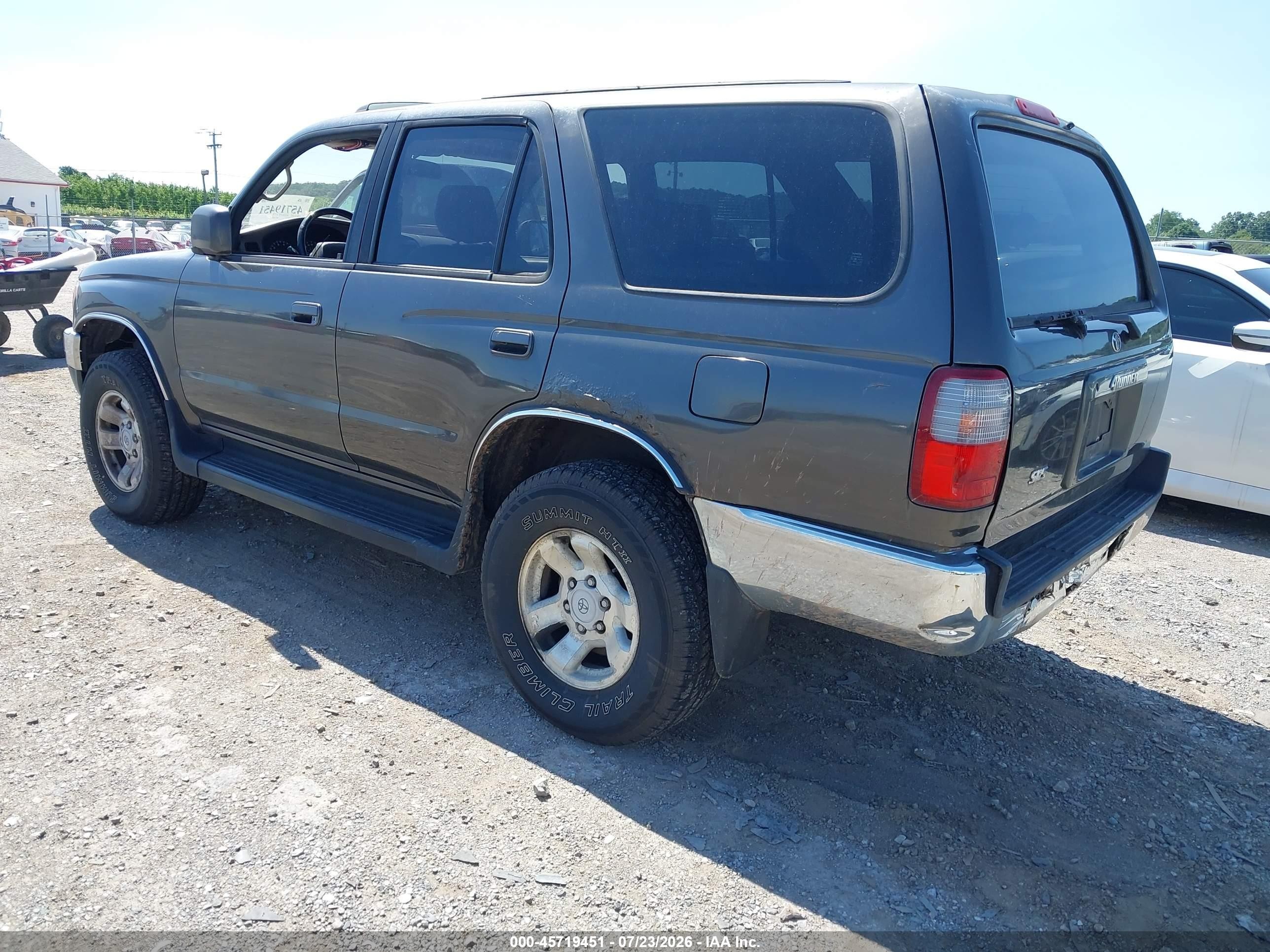 1997 Toyota 4runner Sr5 V6 Серый vin: JT3HN86R7V0057980