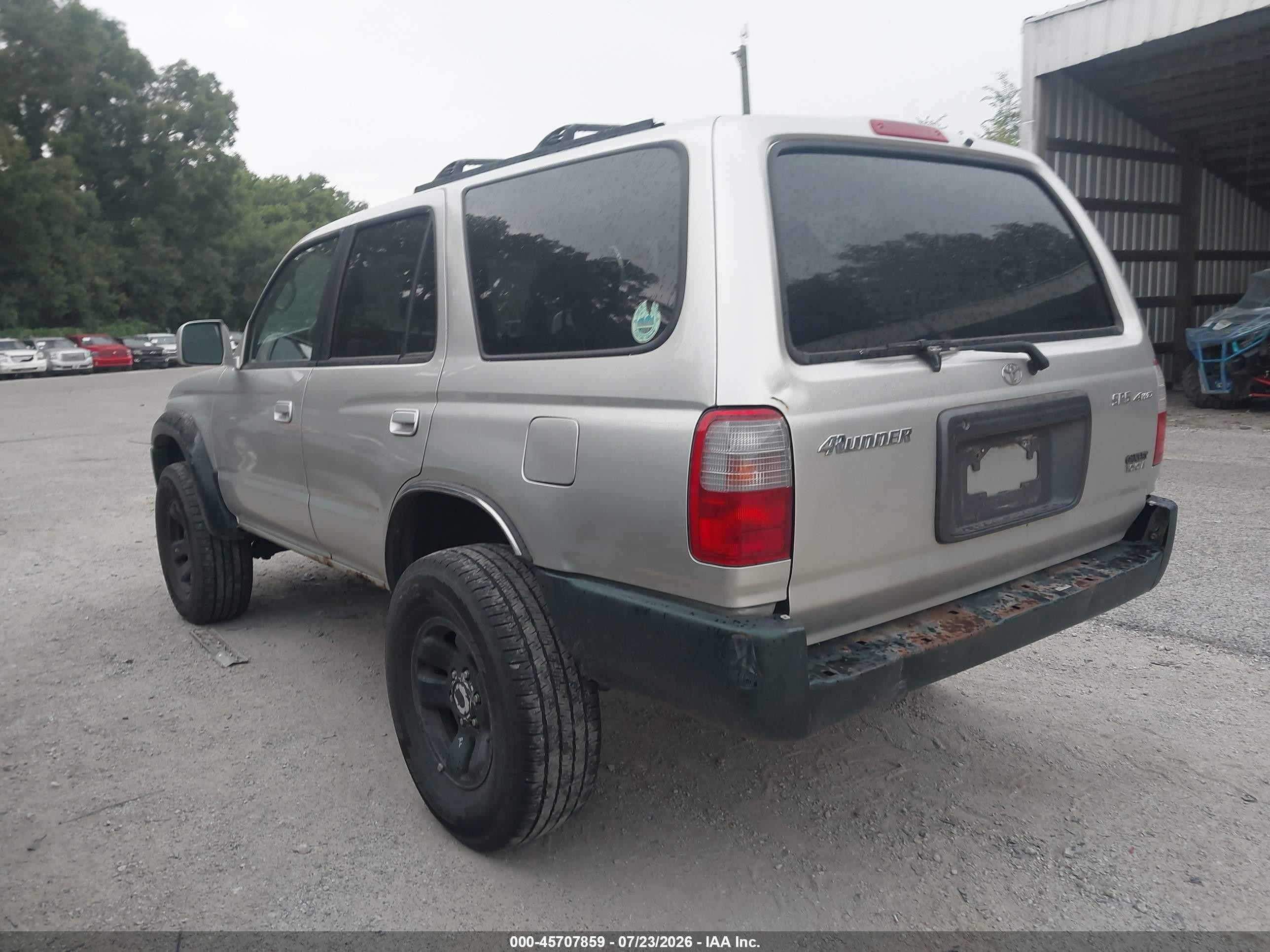 1999 Toyota 4runner Sr5 V6 Gray vin: JT3HN86R7X0228326