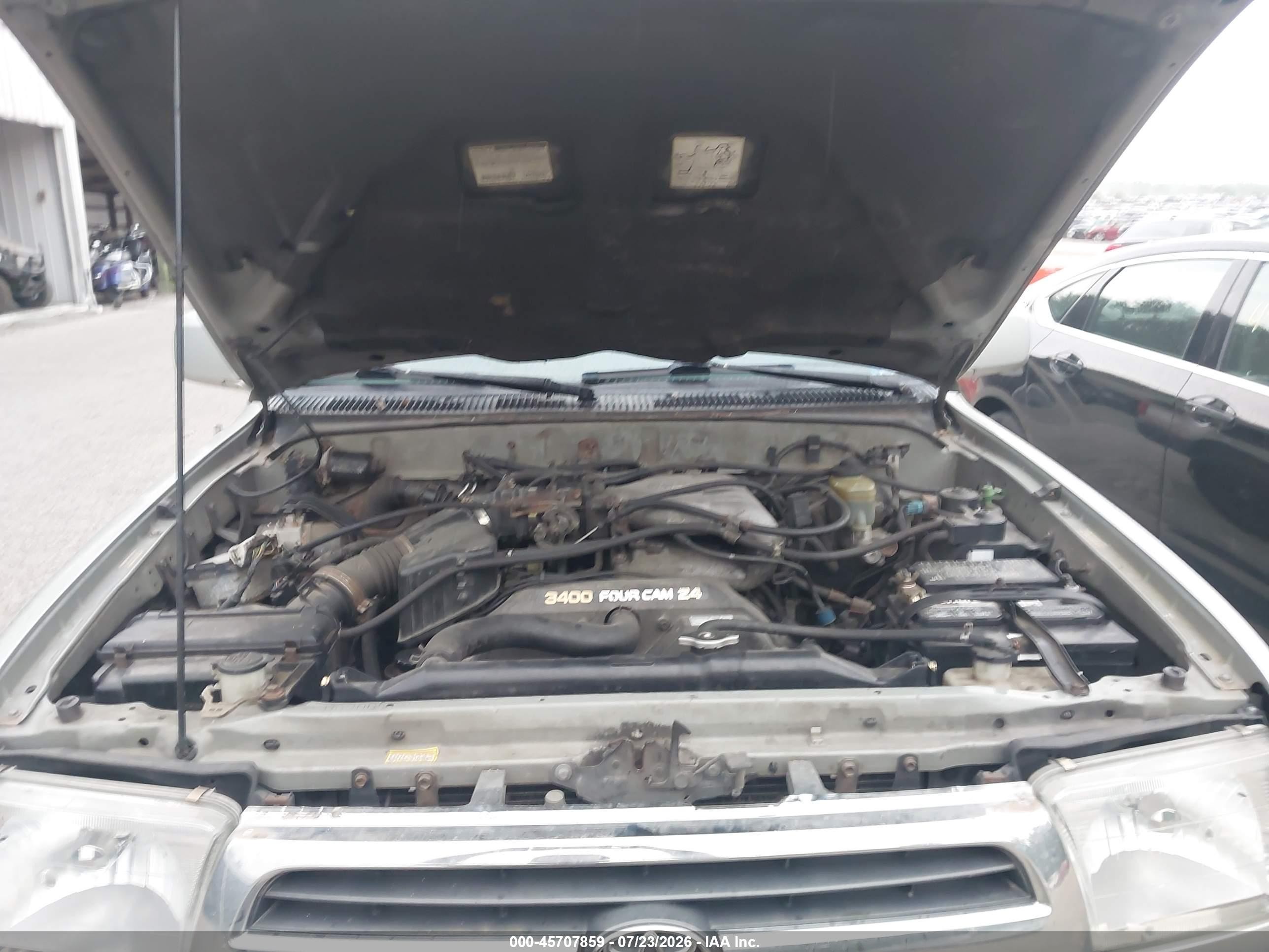 1999 Toyota 4runner Sr5 V6 Gray vin: JT3HN86R7X0228326