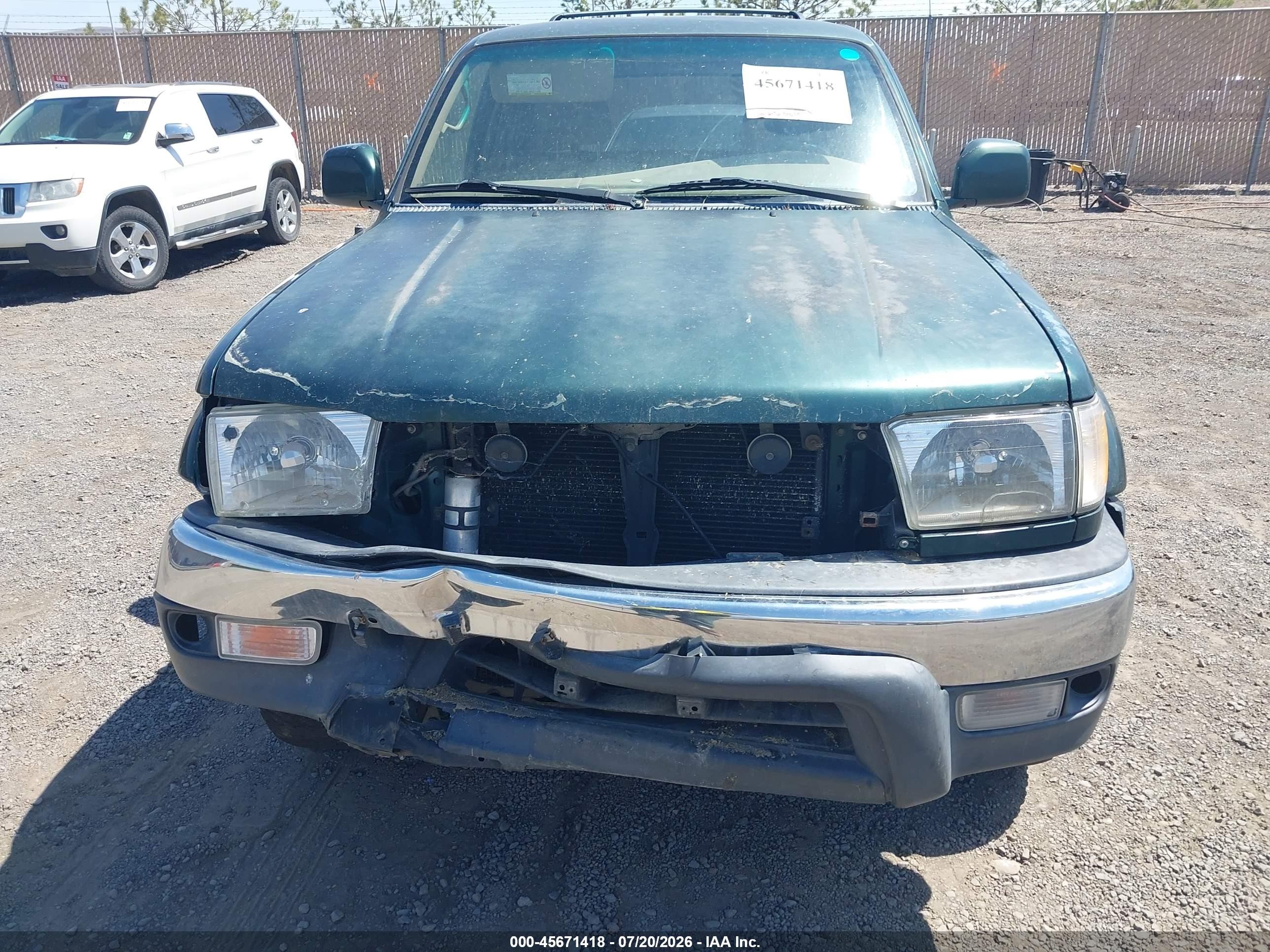 2000 Toyota 4runner Sr5 V6 Green vin: JT3HN86R7Y0265295