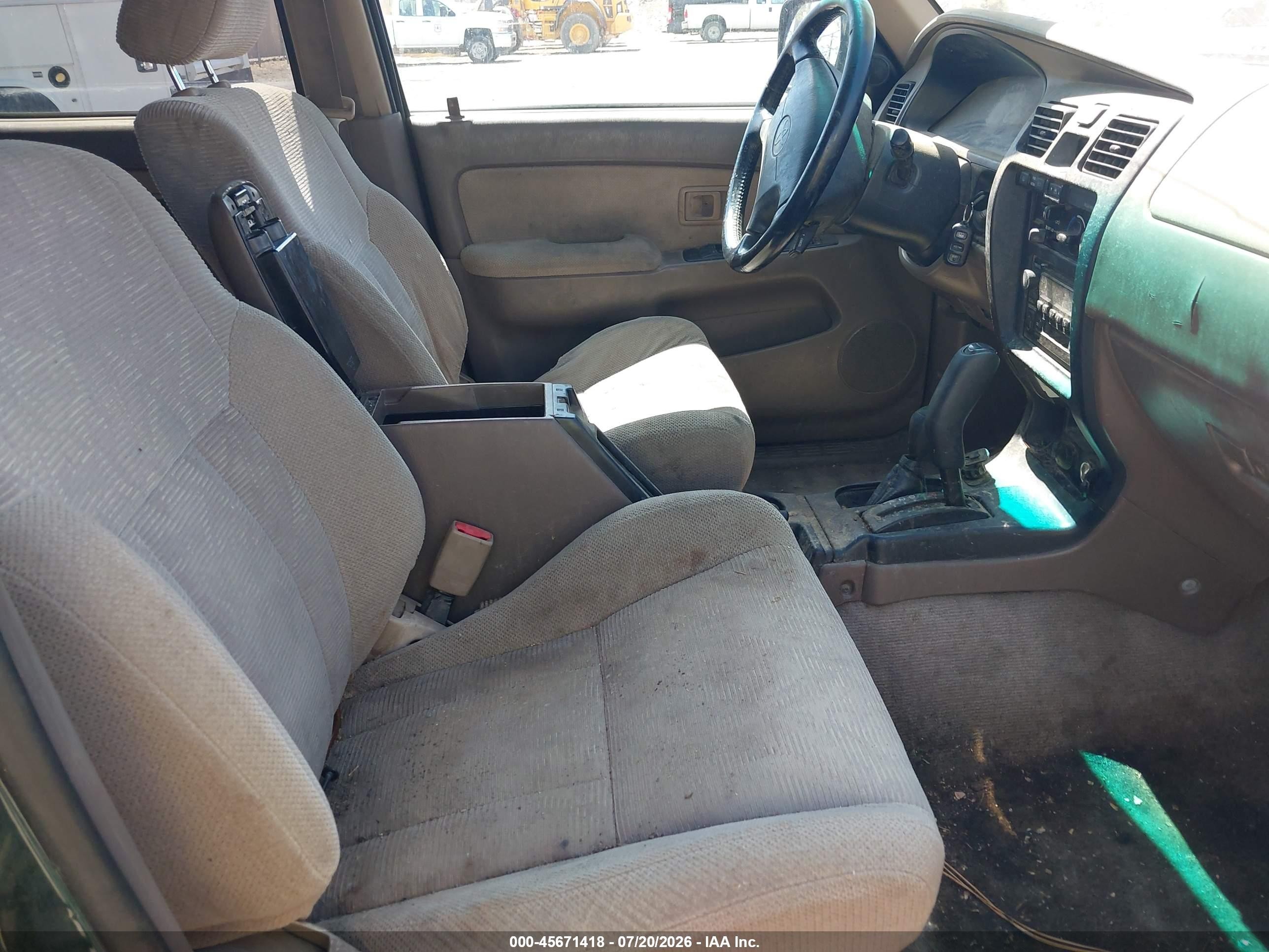 2000 Toyota 4runner Sr5 V6 Green vin: JT3HN86R7Y0265295