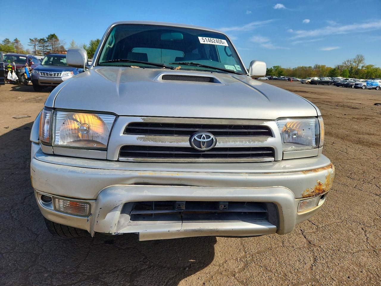 2000 Toyota 4runner Silver vin: JT3HN86R7Y0323129