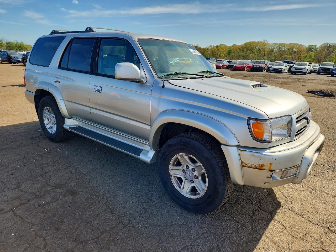 2000 Toyota 4runner Silver vin: JT3HN86R7Y0323129