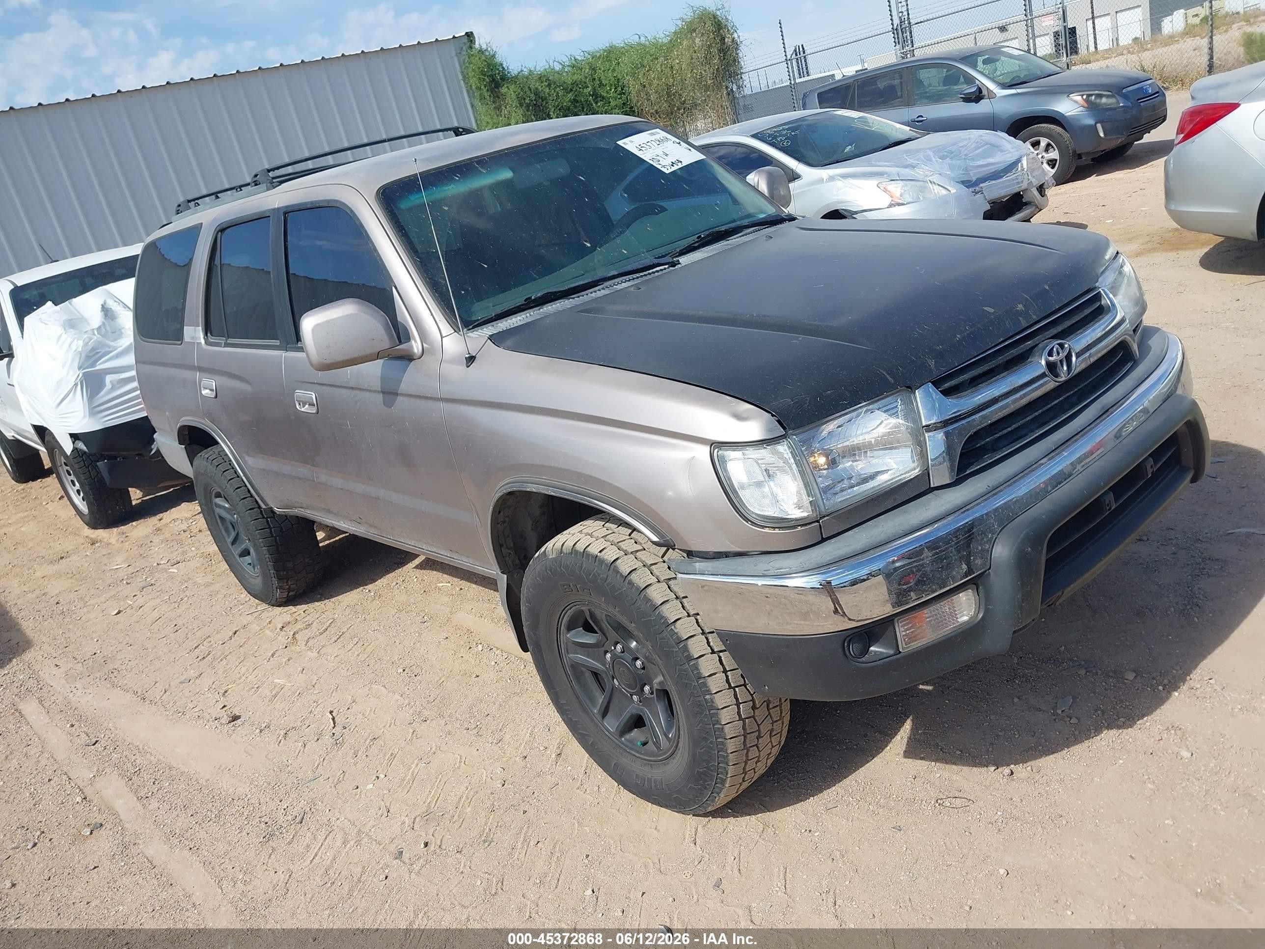 2001 Toyota 4runner Sr5 V6 Gray vin: JT3HN86R810348434