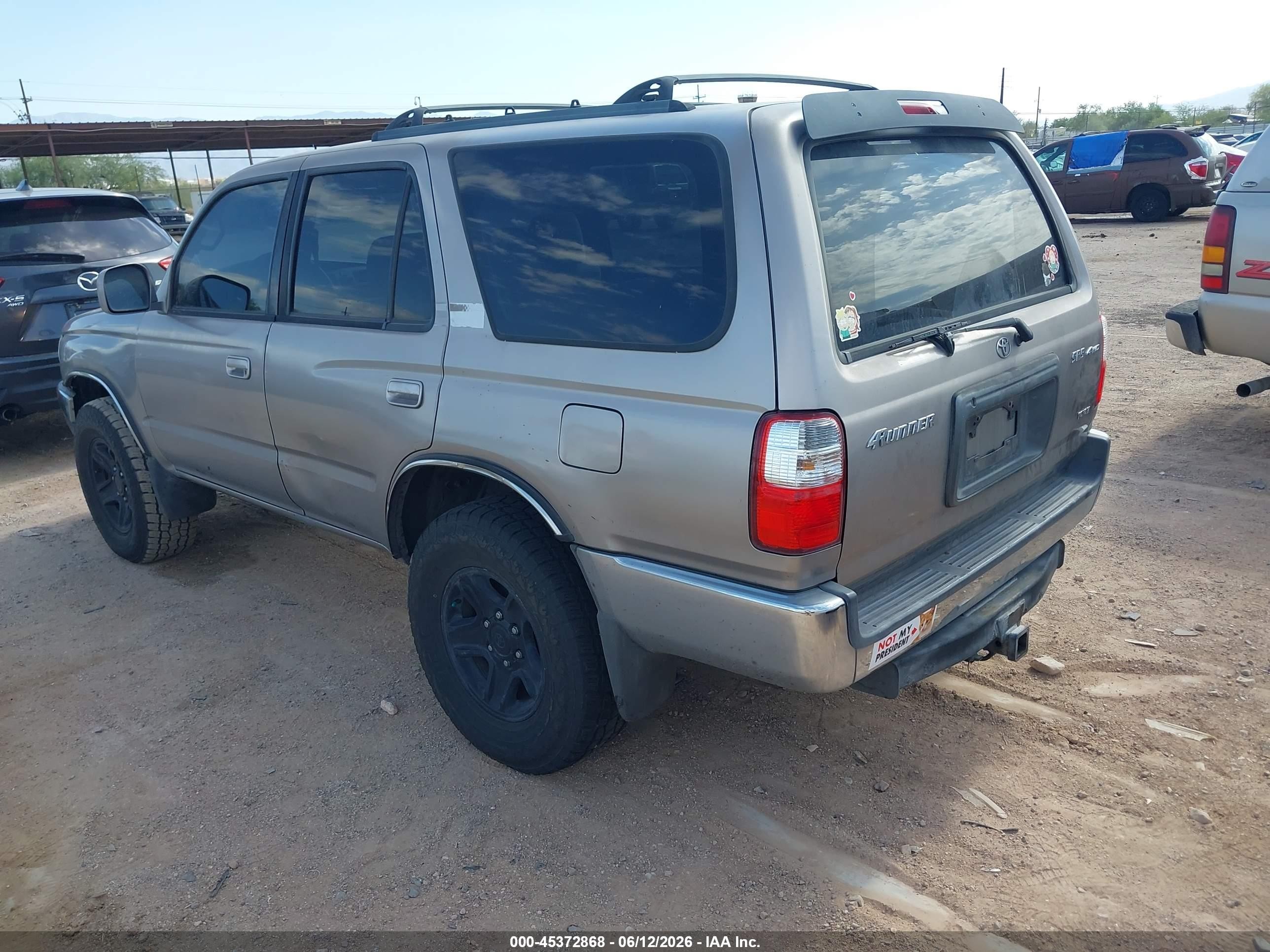 2001 Toyota 4runner Sr5 V6 Gray vin: JT3HN86R810348434
