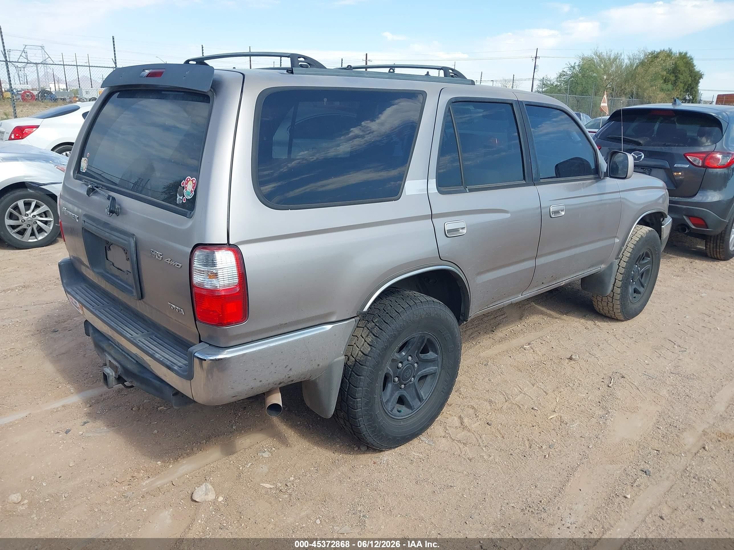 2001 Toyota 4runner Sr5 V6 Gray vin: JT3HN86R810348434