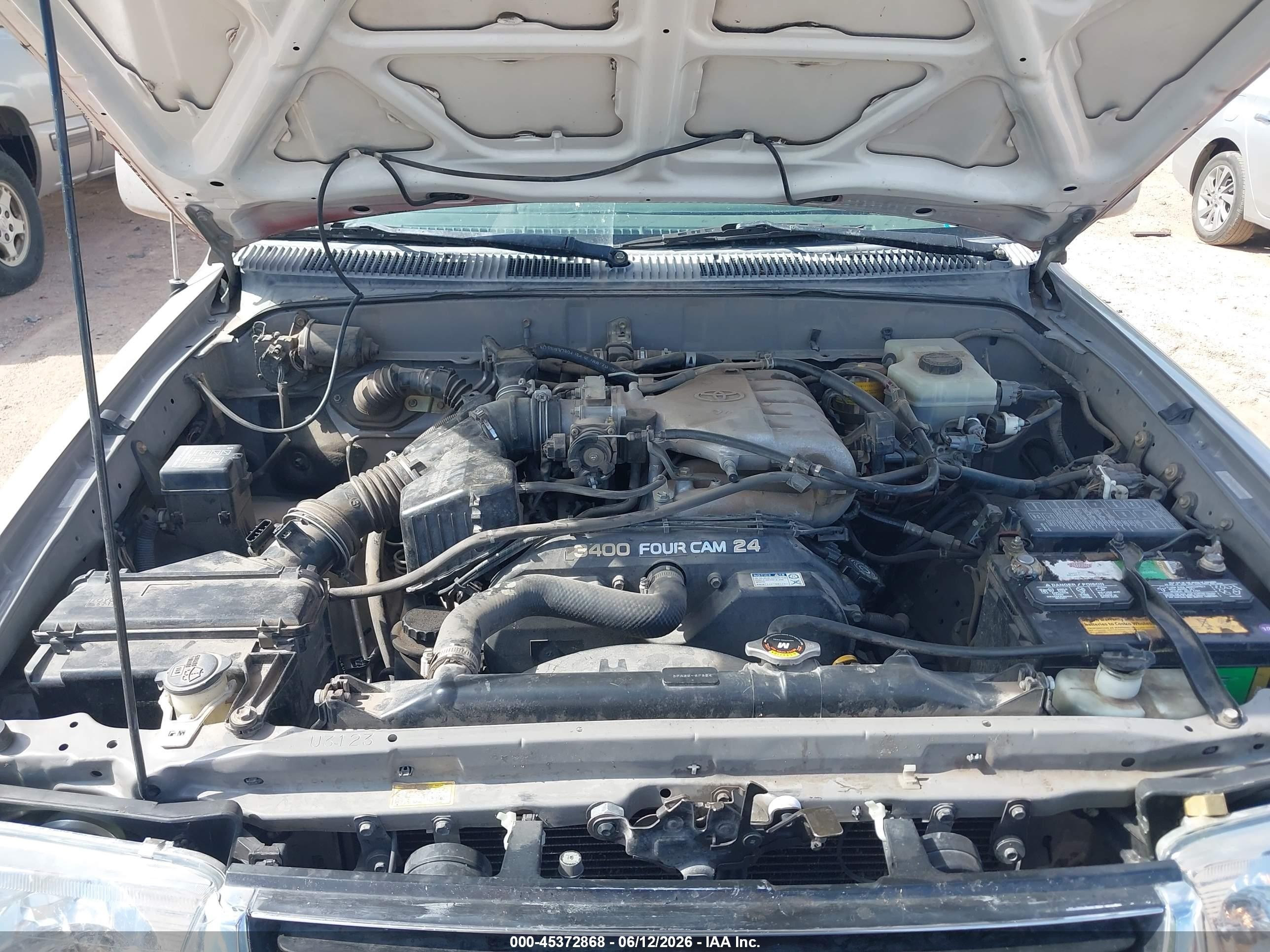 2001 Toyota 4runner Sr5 V6 Gray vin: JT3HN86R810348434
