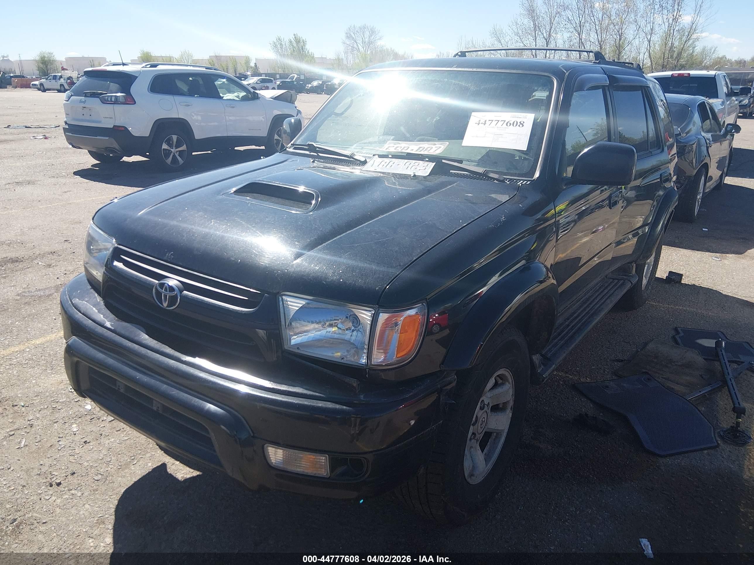 2001 Toyota 4runner Sr5 V6 Black vin: JT3HN86R810360633