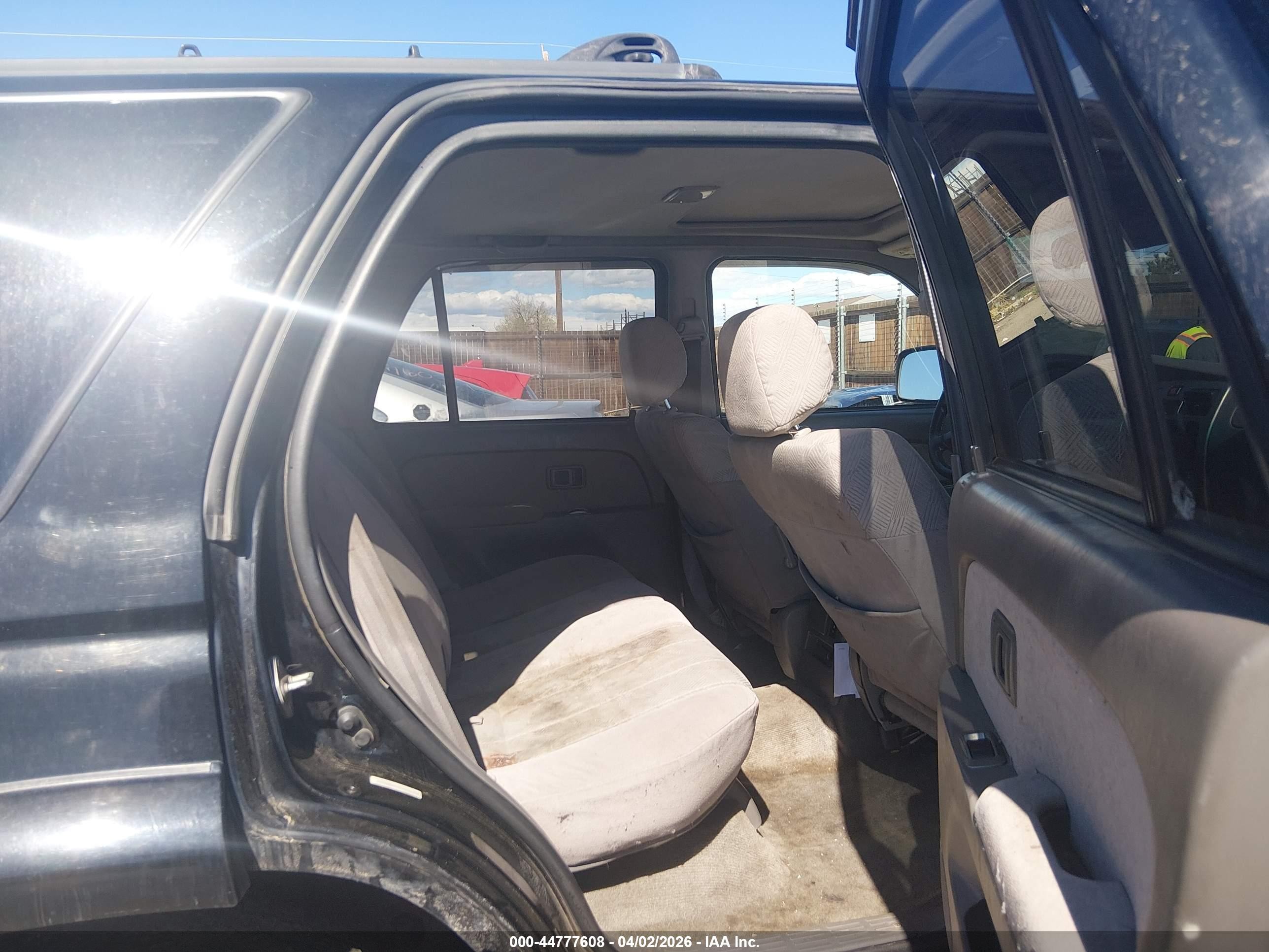 2001 Toyota 4runner Sr5 V6 Black vin: JT3HN86R810360633