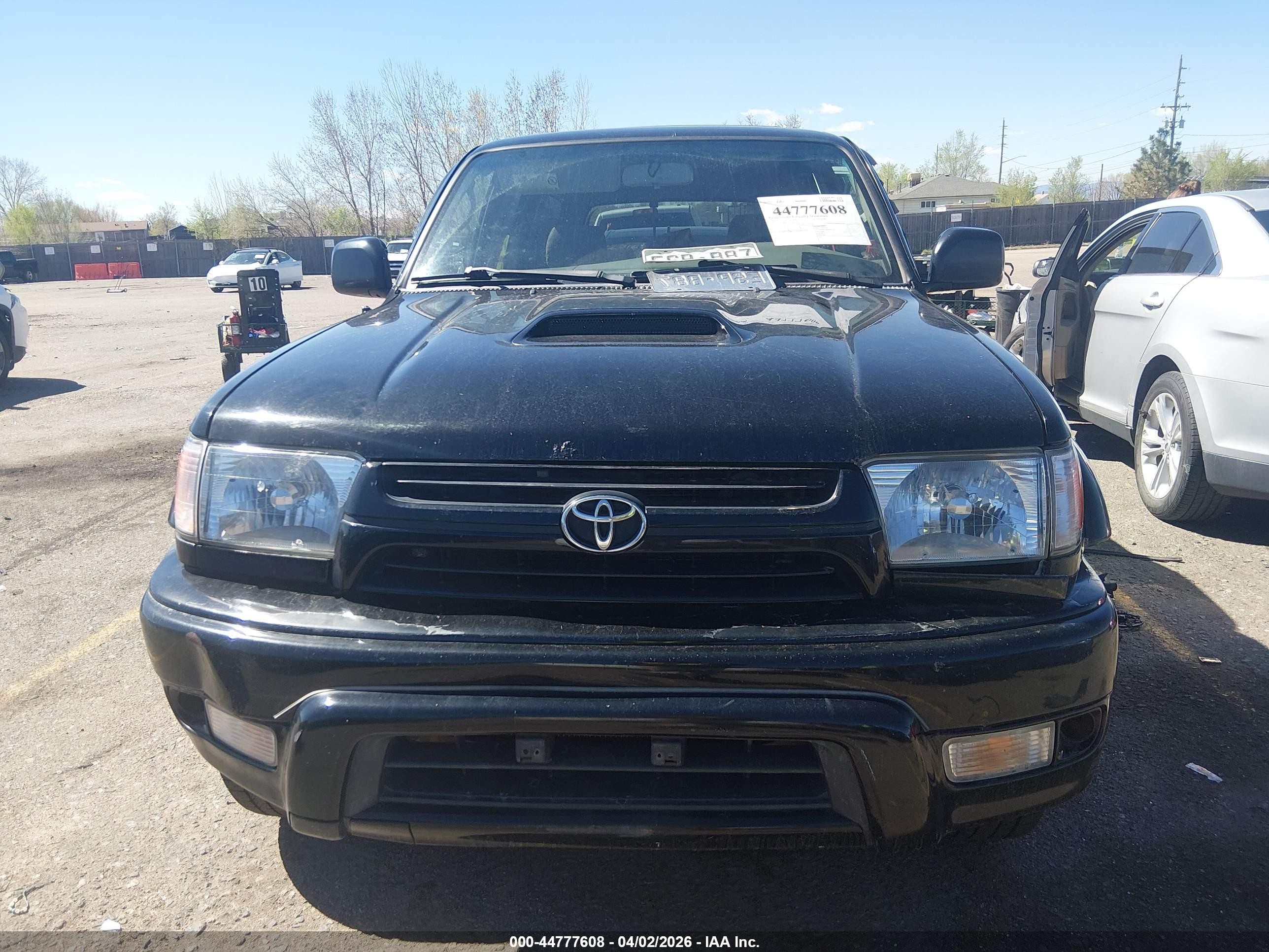2001 Toyota 4runner Sr5 V6 Black vin: JT3HN86R810360633