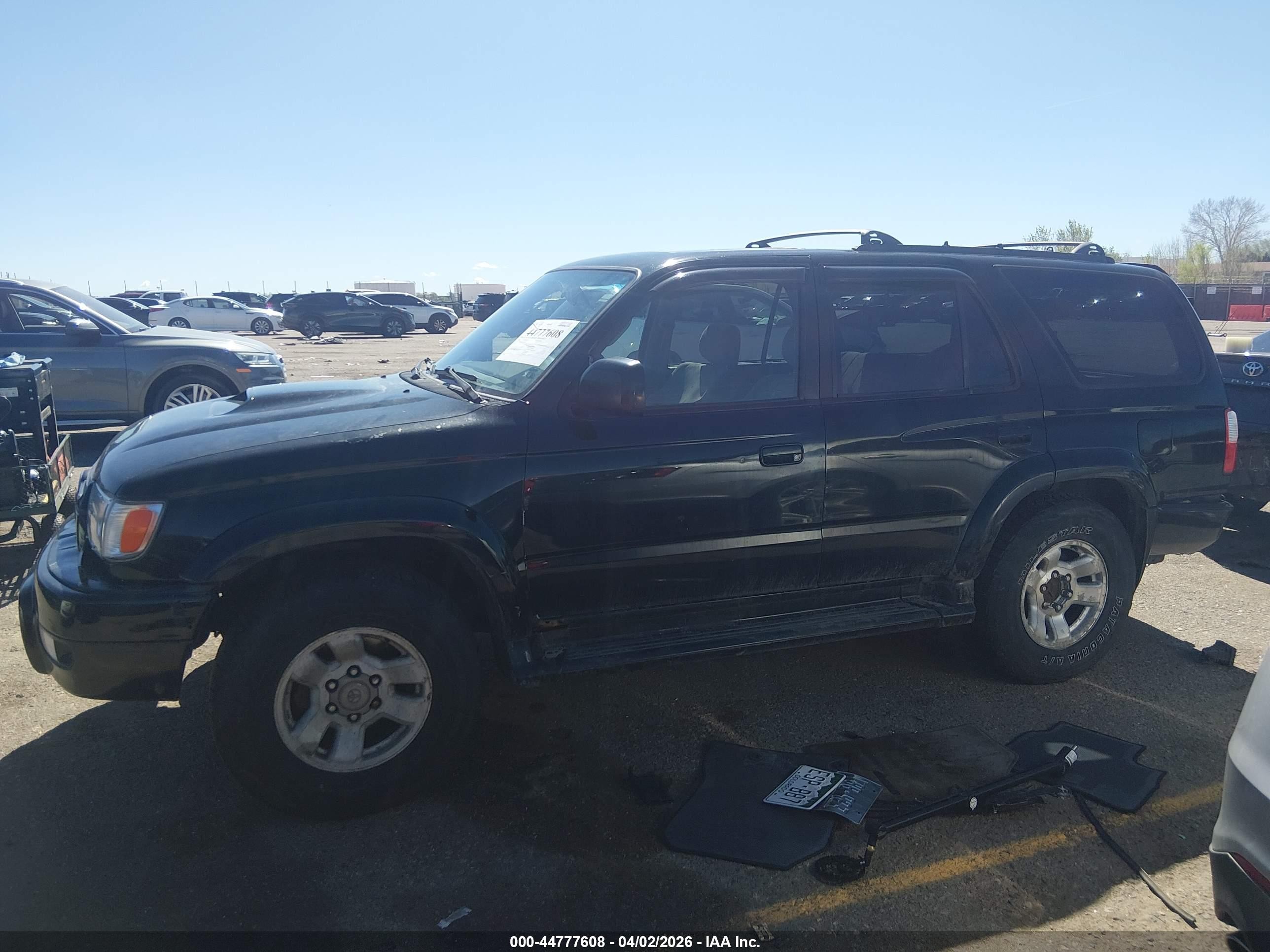 2001 Toyota 4runner Sr5 V6 Black vin: JT3HN86R810360633