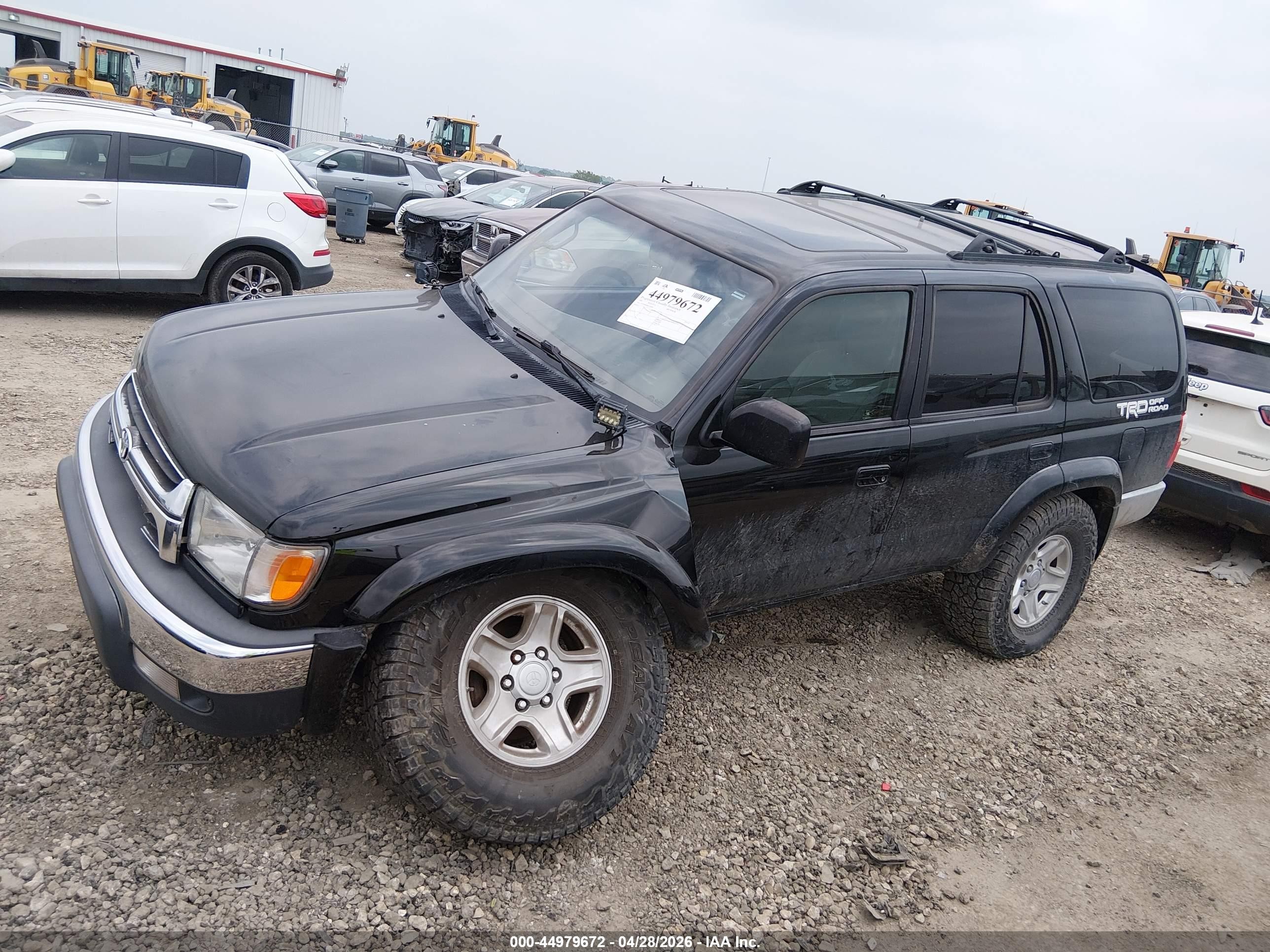 2002 Toyota 4runner Sr5 V6 Black vin: JT3HN86R820370144