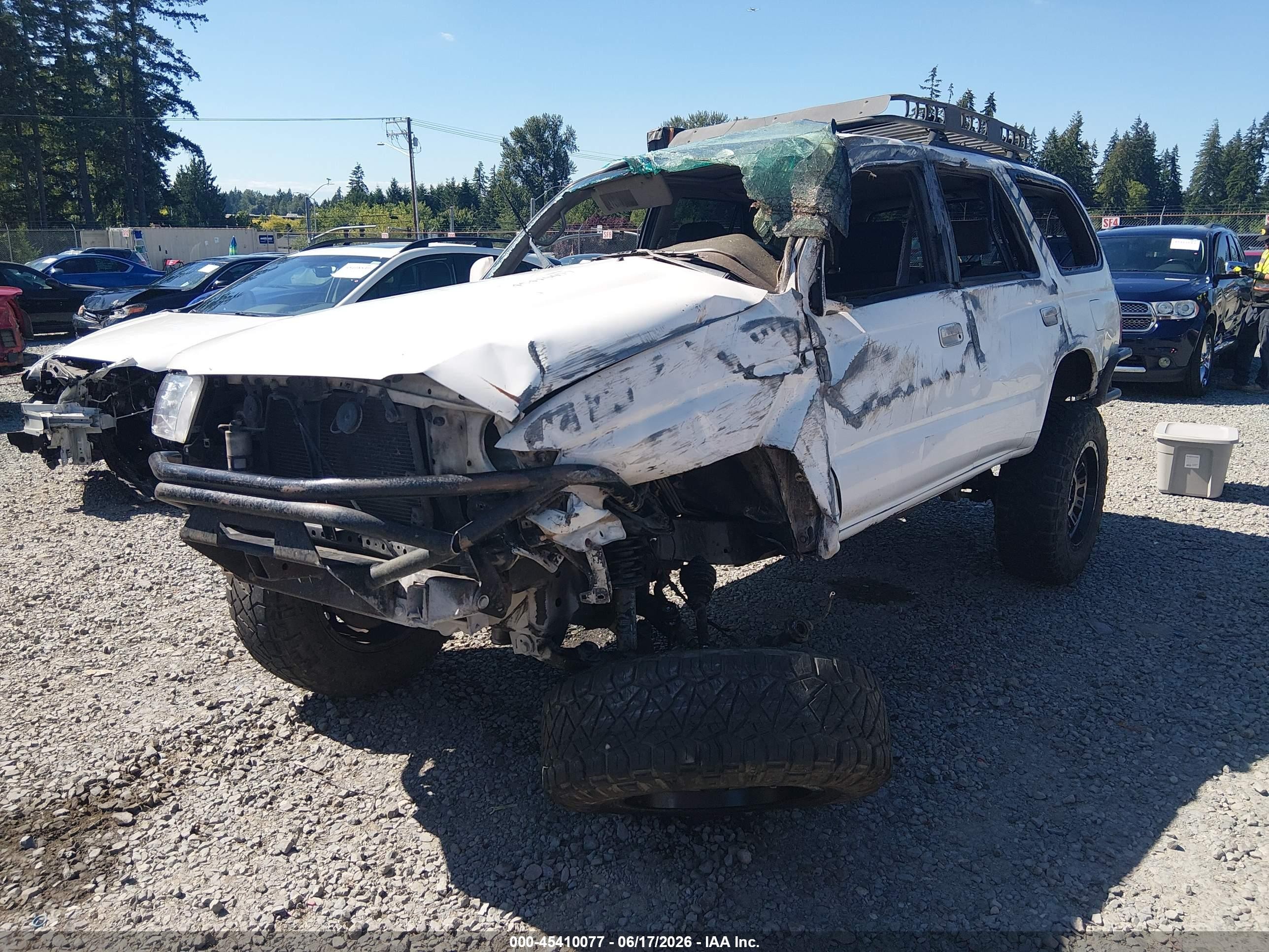 1998 Toyota 4runner Sr5 V6 White vin: JT3HN86R8W0155630