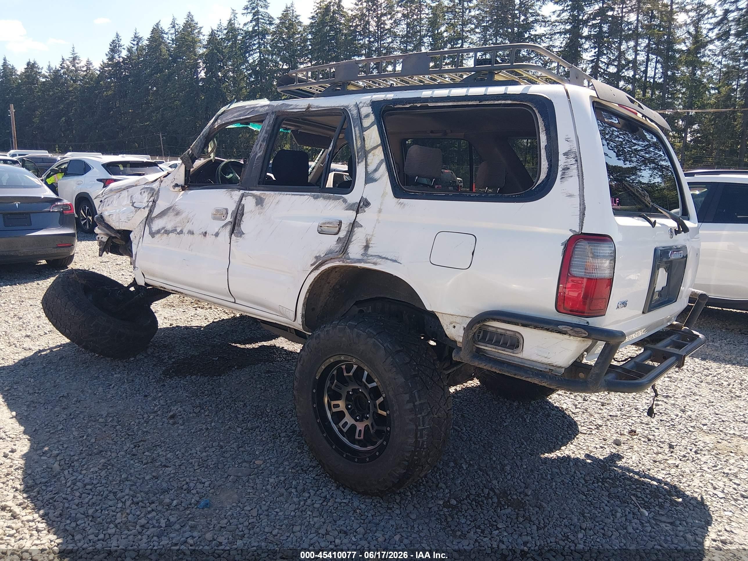 1998 Toyota 4runner Sr5 V6 White vin: JT3HN86R8W0155630