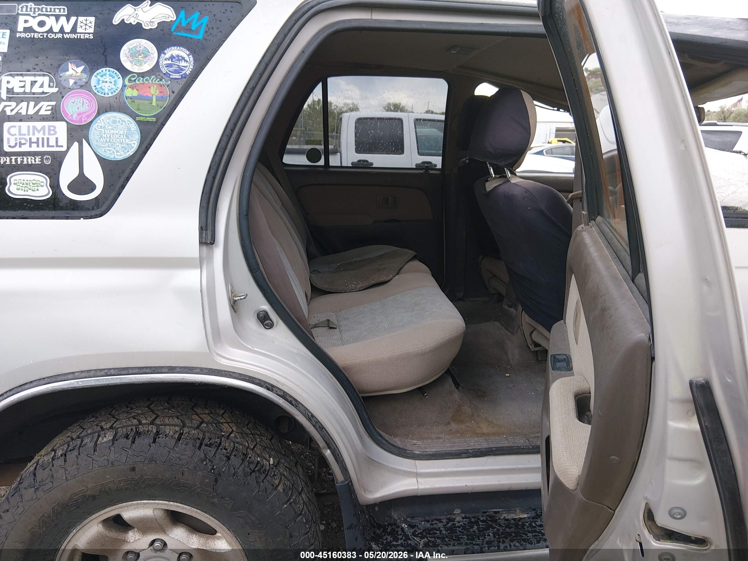 1999 Toyota 4runner Sr5 V6 Silver vin: JT3HN86R8X0226231