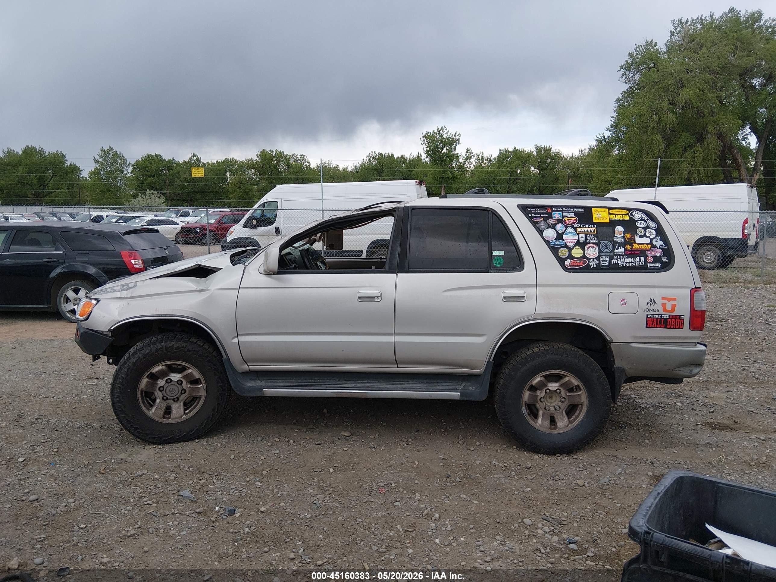 1999 Toyota 4runner Sr5 V6 Silver vin: JT3HN86R8X0226231