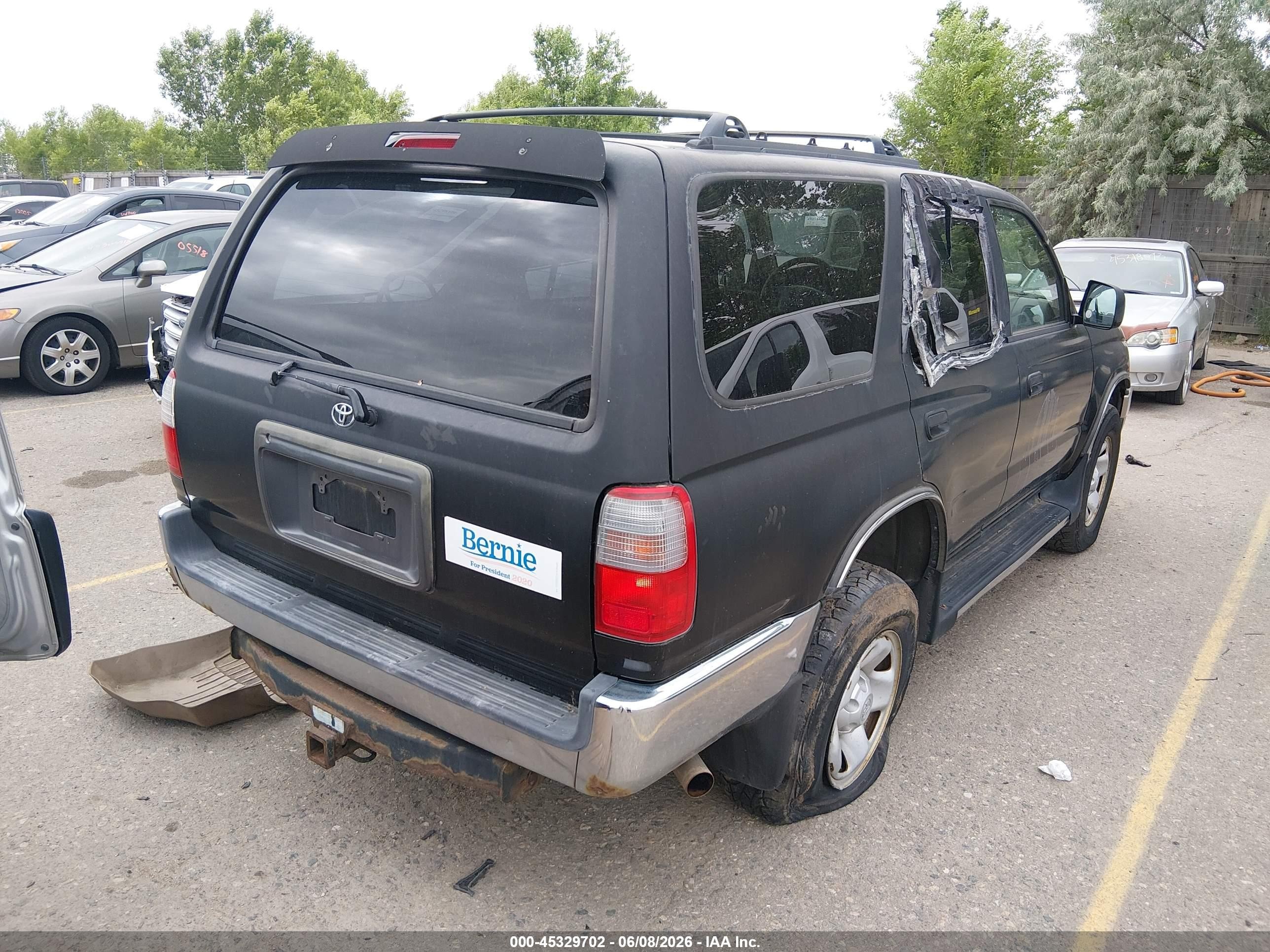 1999 Toyota 4runner Sr5 V6 Black vin: JT3HN86R8X0241067