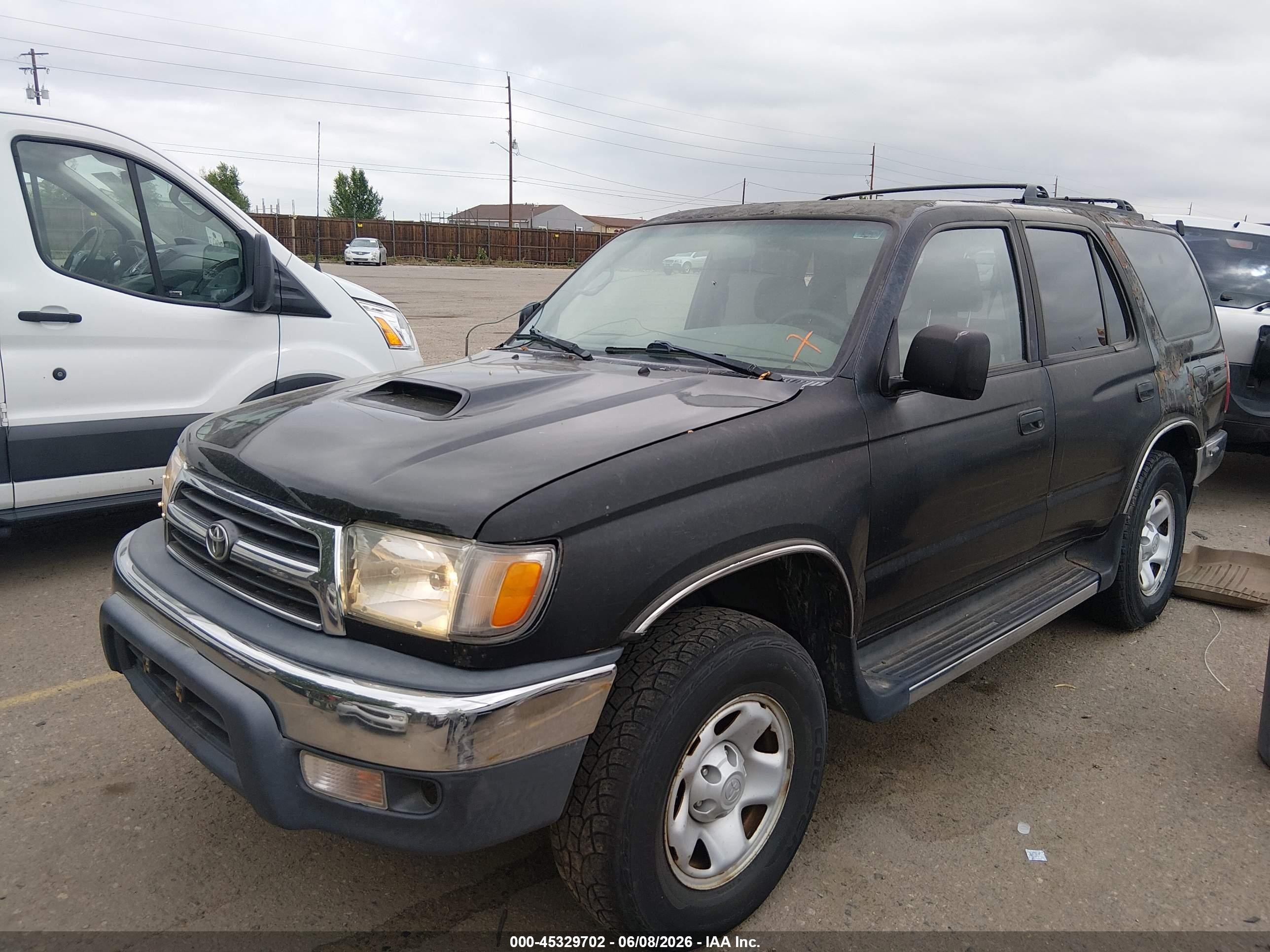 1999 Toyota 4runner Sr5 V6 Black vin: JT3HN86R8X0241067
