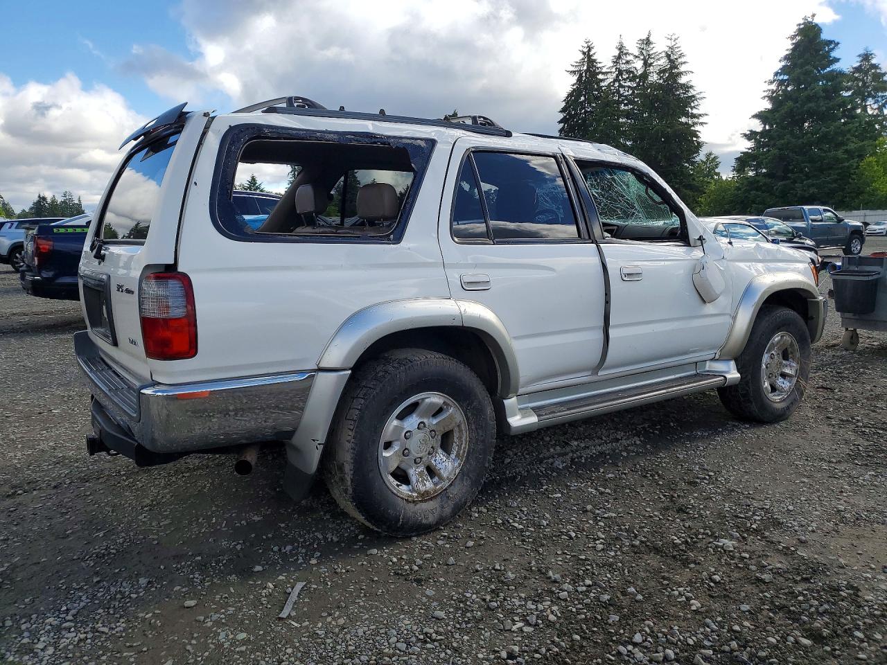 2000 Toyota 4runner Sr5 White vin: JT3HN86R8Y0309983