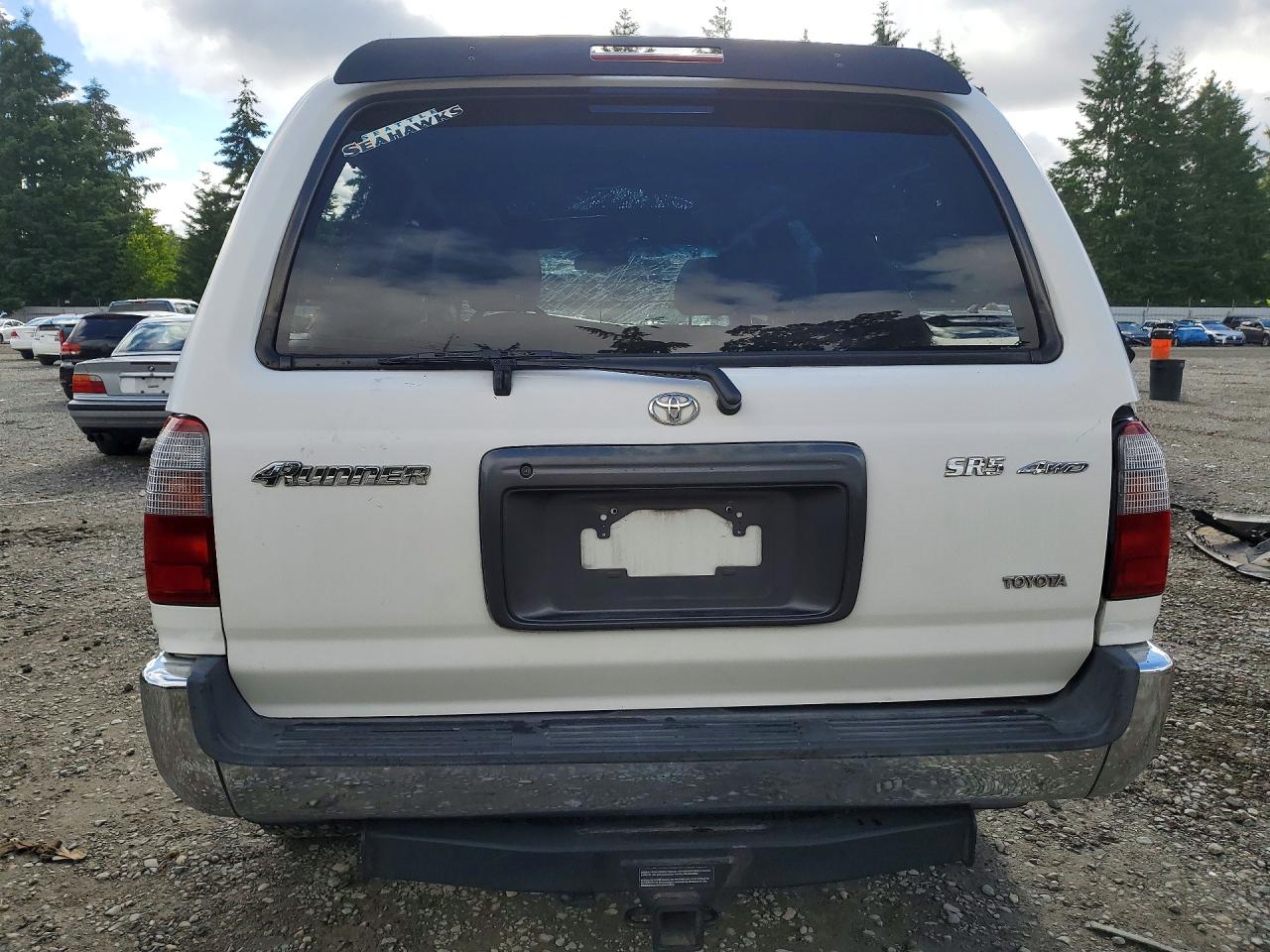 2000 Toyota 4runner Sr5 White vin: JT3HN86R8Y0309983