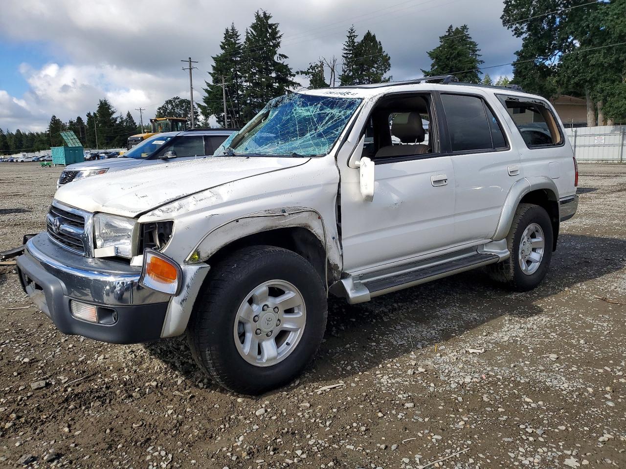 2000 Toyota 4runner Sr5 White vin: JT3HN86R8Y0309983